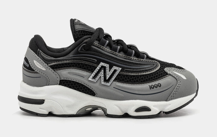 New Balance 1000 Grade School Running Shoes Black Grey GC1000AK