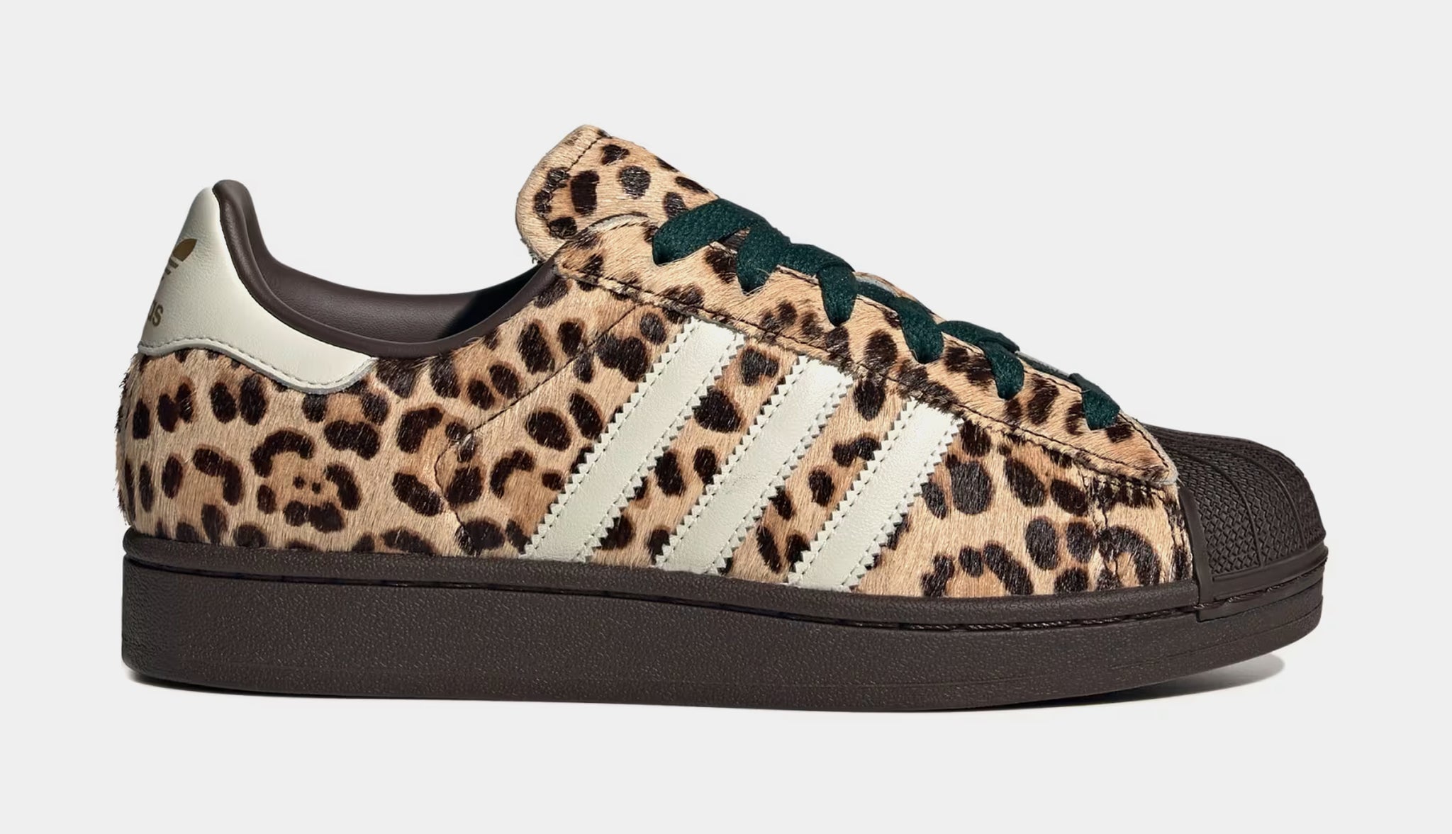 adidas Originals Superstar II Dark Brown/Ivory/Gold Metallic Women's Shoes, Size: 7.5