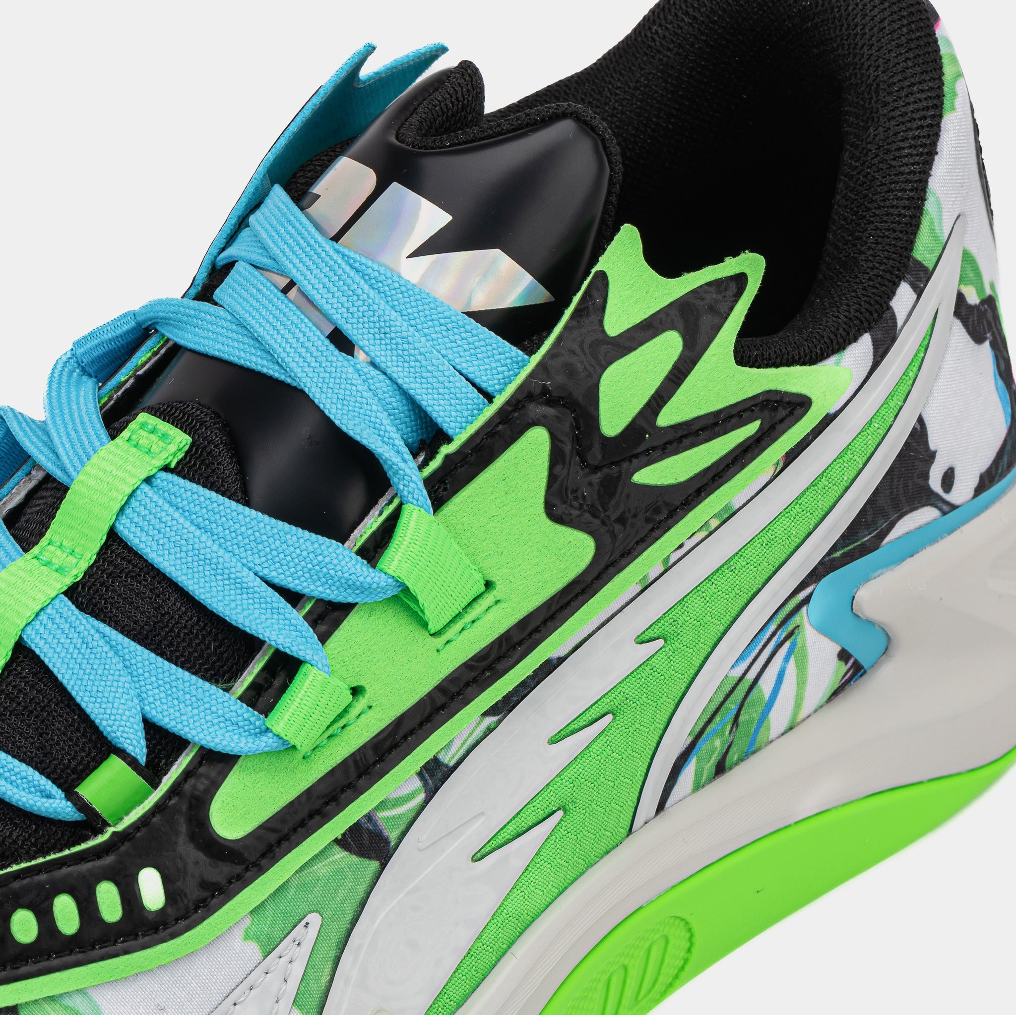 PUMA NBA 2k x Scoot Zeros Mens Basketball Shoes Bright Aqua