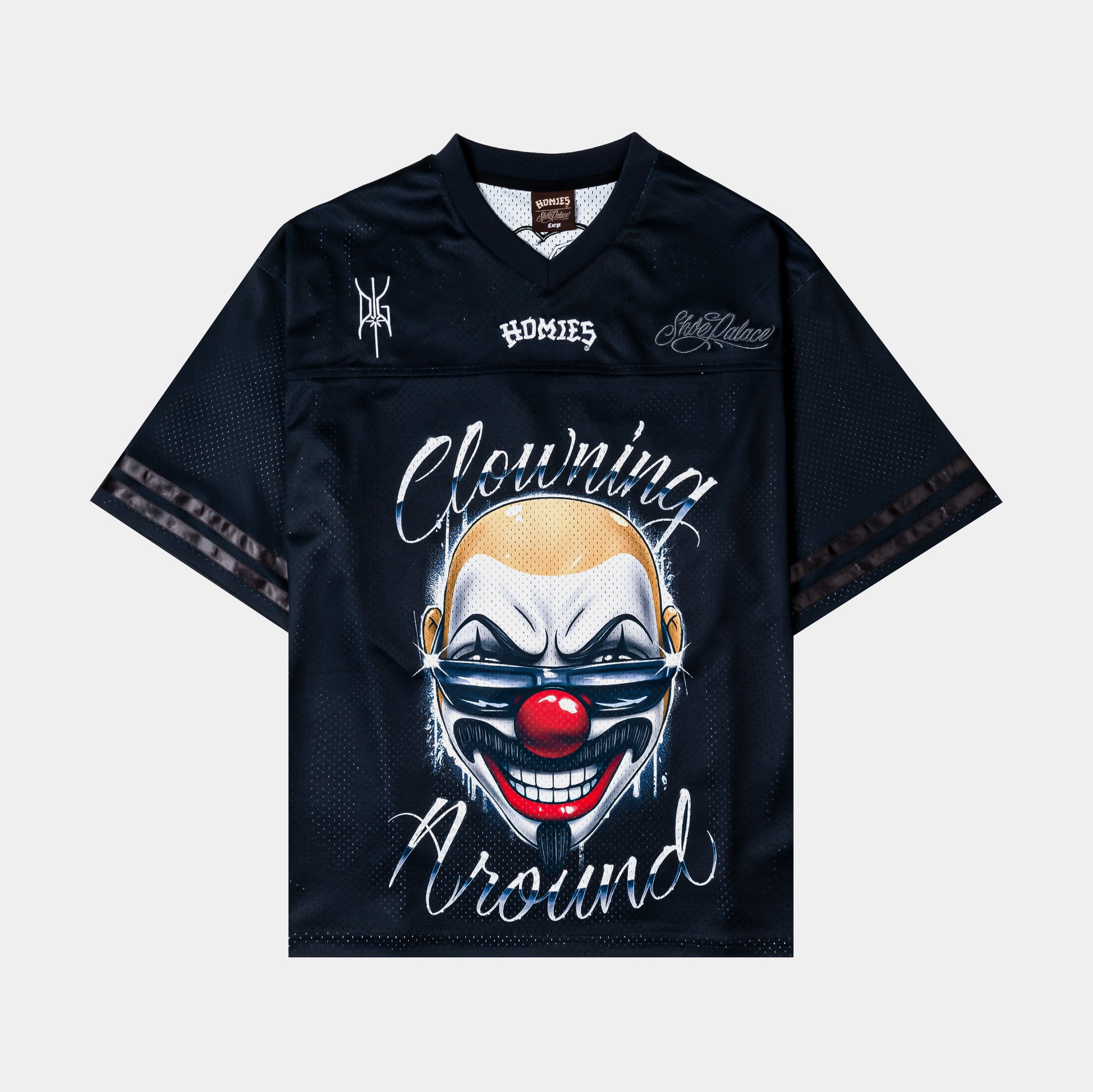 Shoe Palace SP x Homies Clowning Around Mesh Mens Jersey Black 