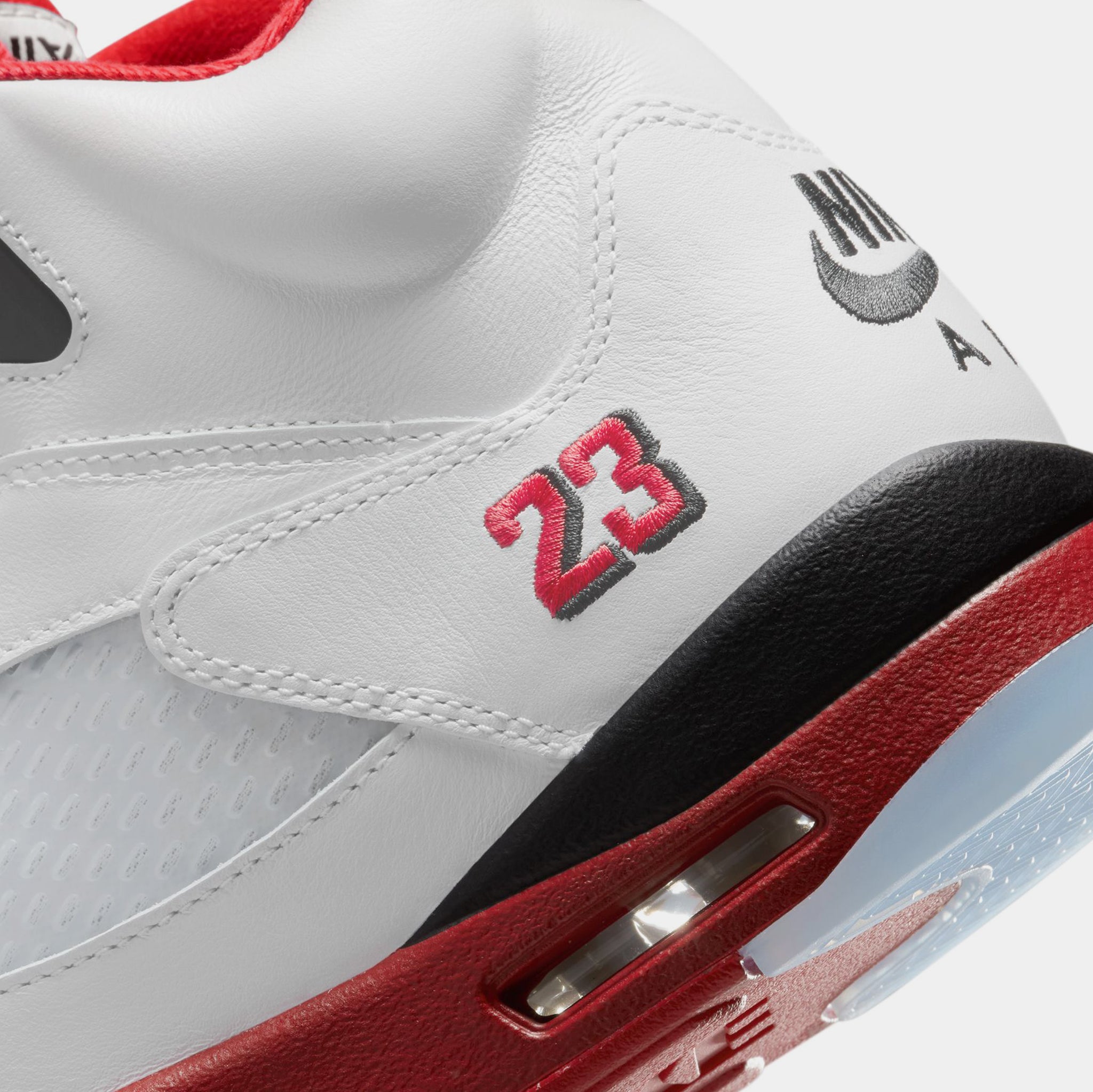 Jordan Air Jordan Retro Fire Red Mens Lifestyle Shoes White Fire