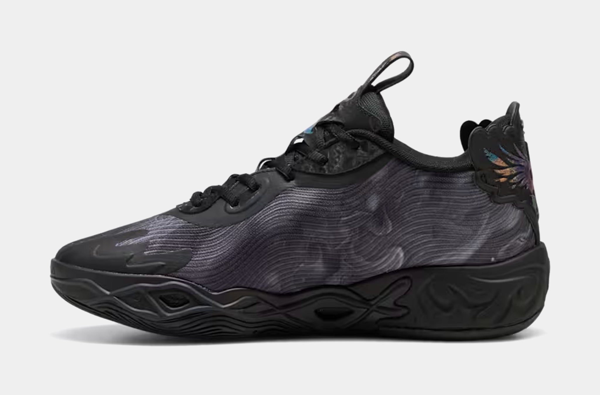 PUMA MB.04 Dark Amethyst Mens Basketball Shoes Black Dark 