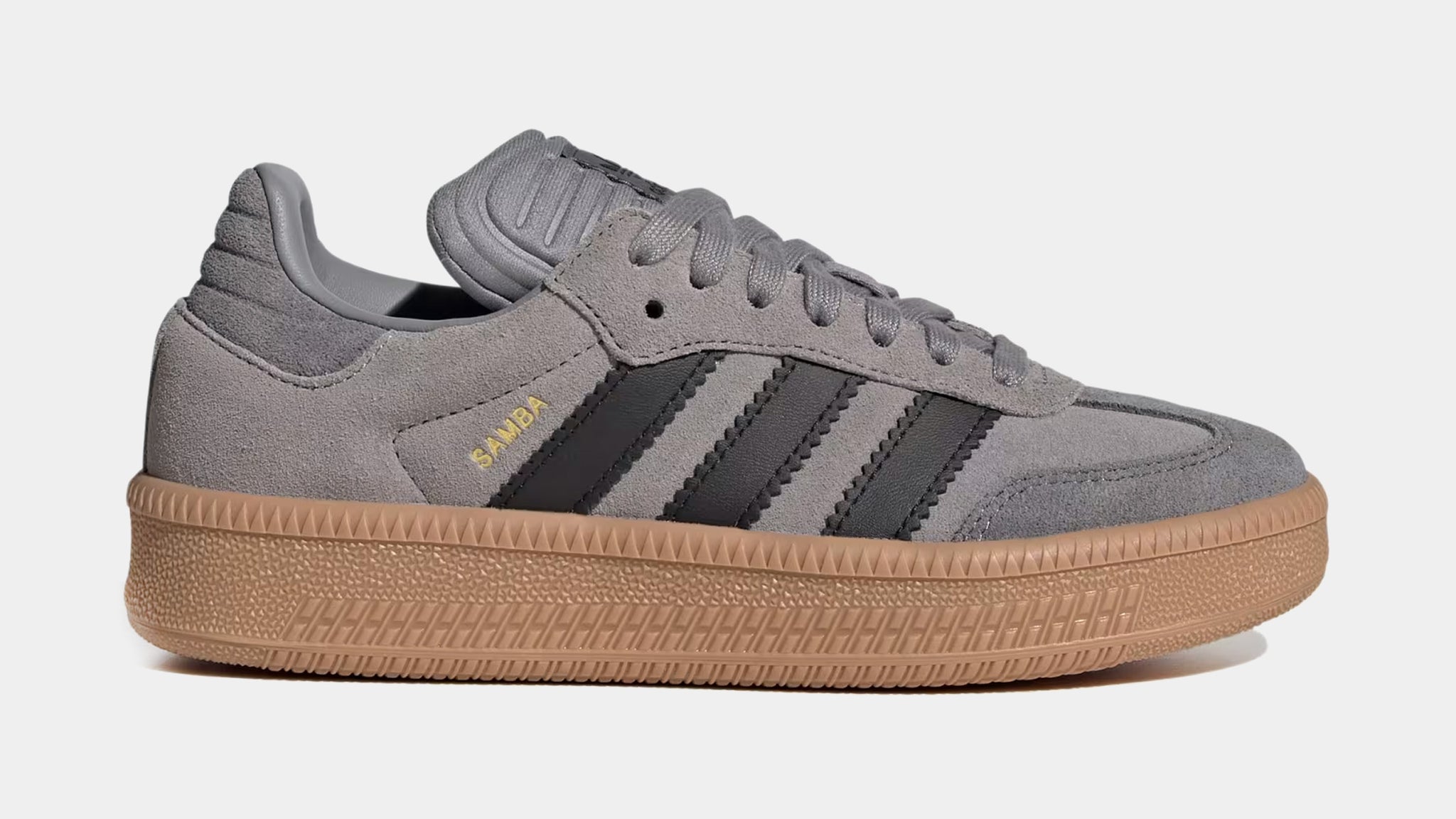 adidas Samba Xlg Shoes Kids Grey 6 - Originals adidas Samba Xlg Shoes Kids Grey 6 - Originals