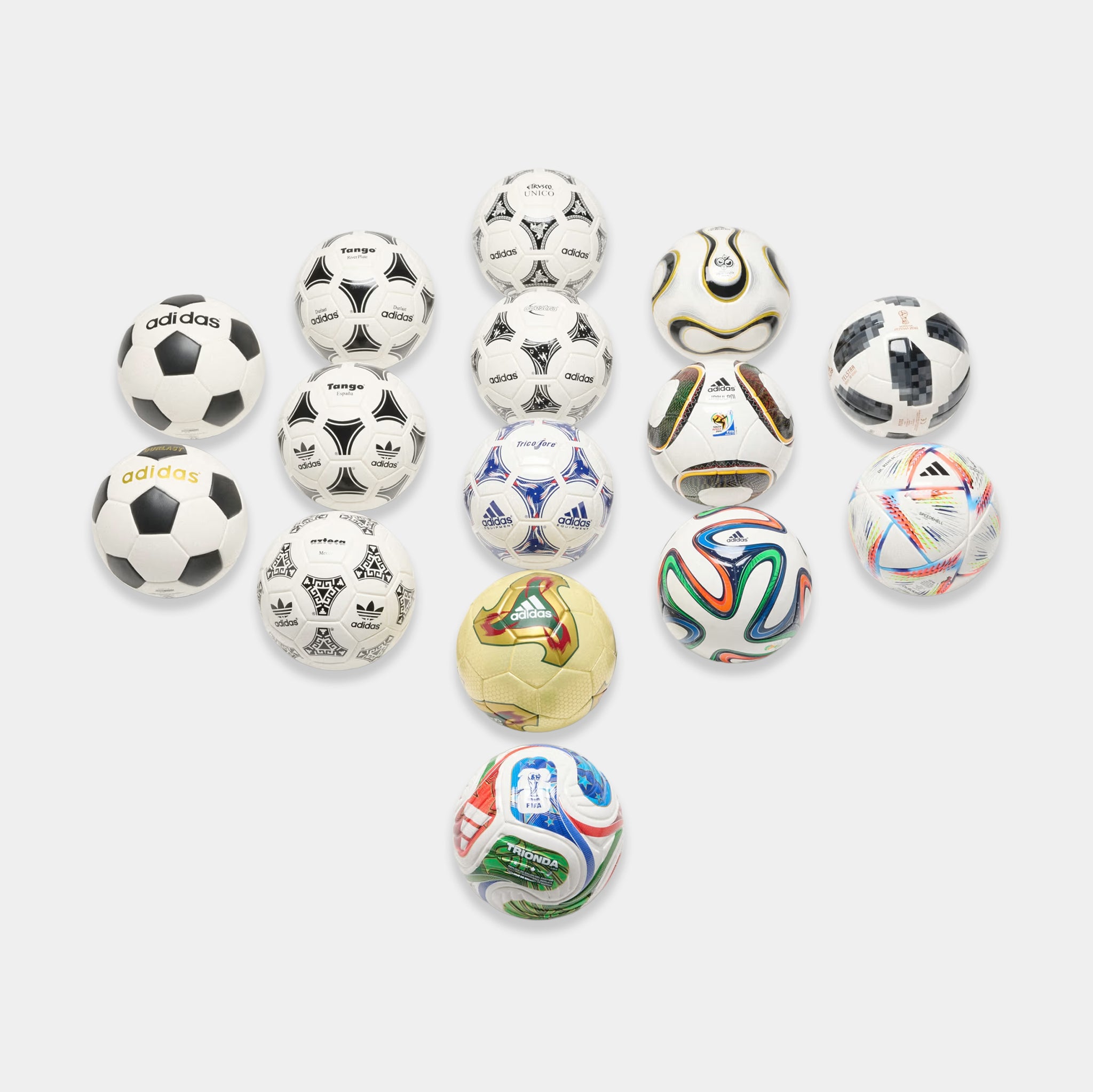adidas FIFA World Cup '26 Historical Mini Ball Set White JN2093