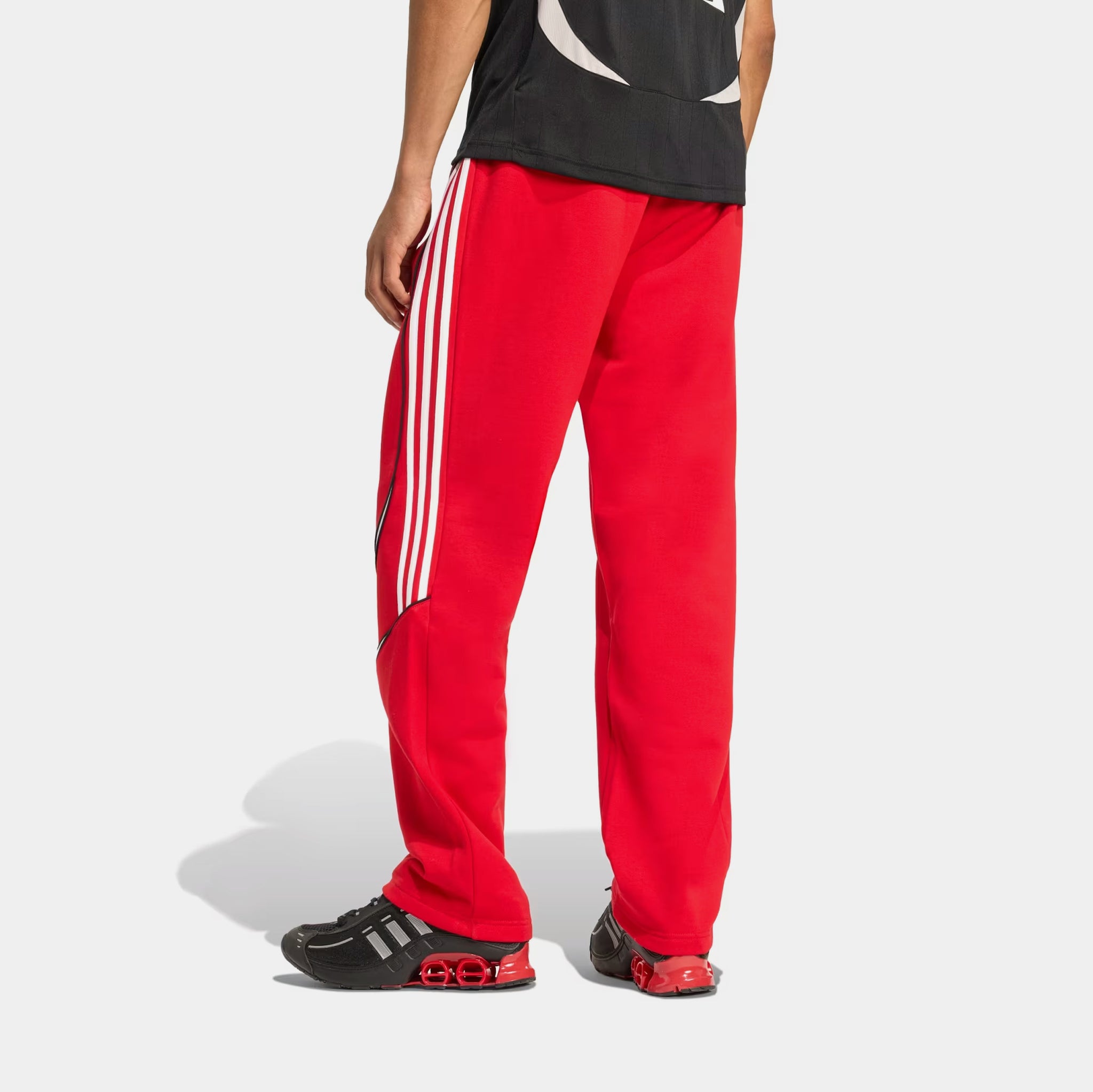 adidas Teamgeist Graphic Fleece Mens Pants Better Scarlet White
