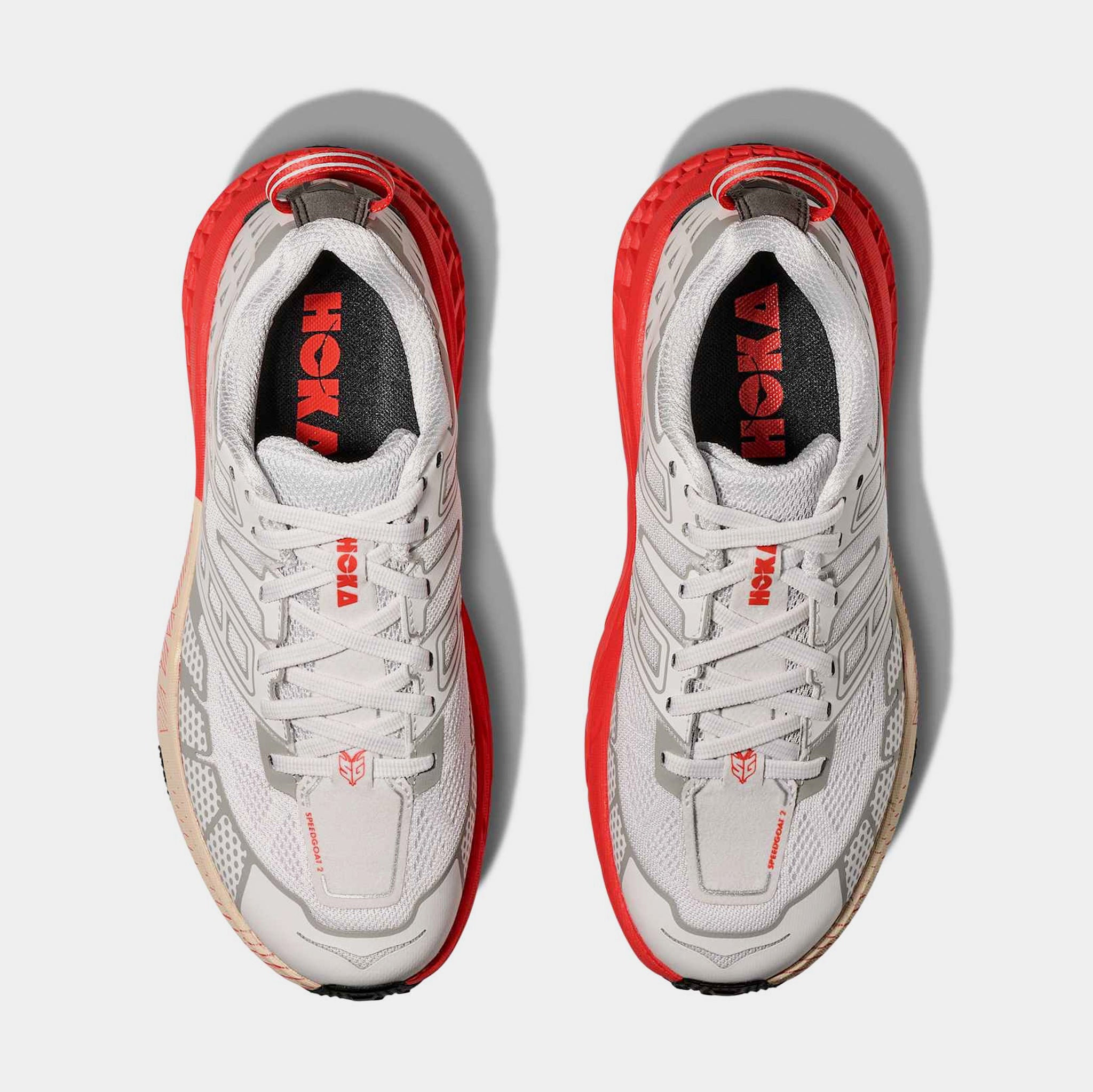Hoka Speedgoat 2 Mens Lifestyle Shoes White Tomato 1162710-WTTM