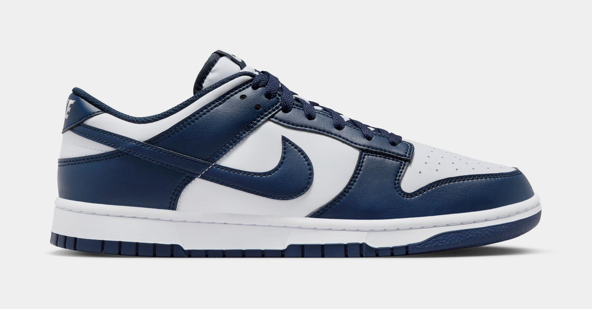 Nike Dunk Low Mens Lifestyle Shoes Midnight Navy White HF5441-107
