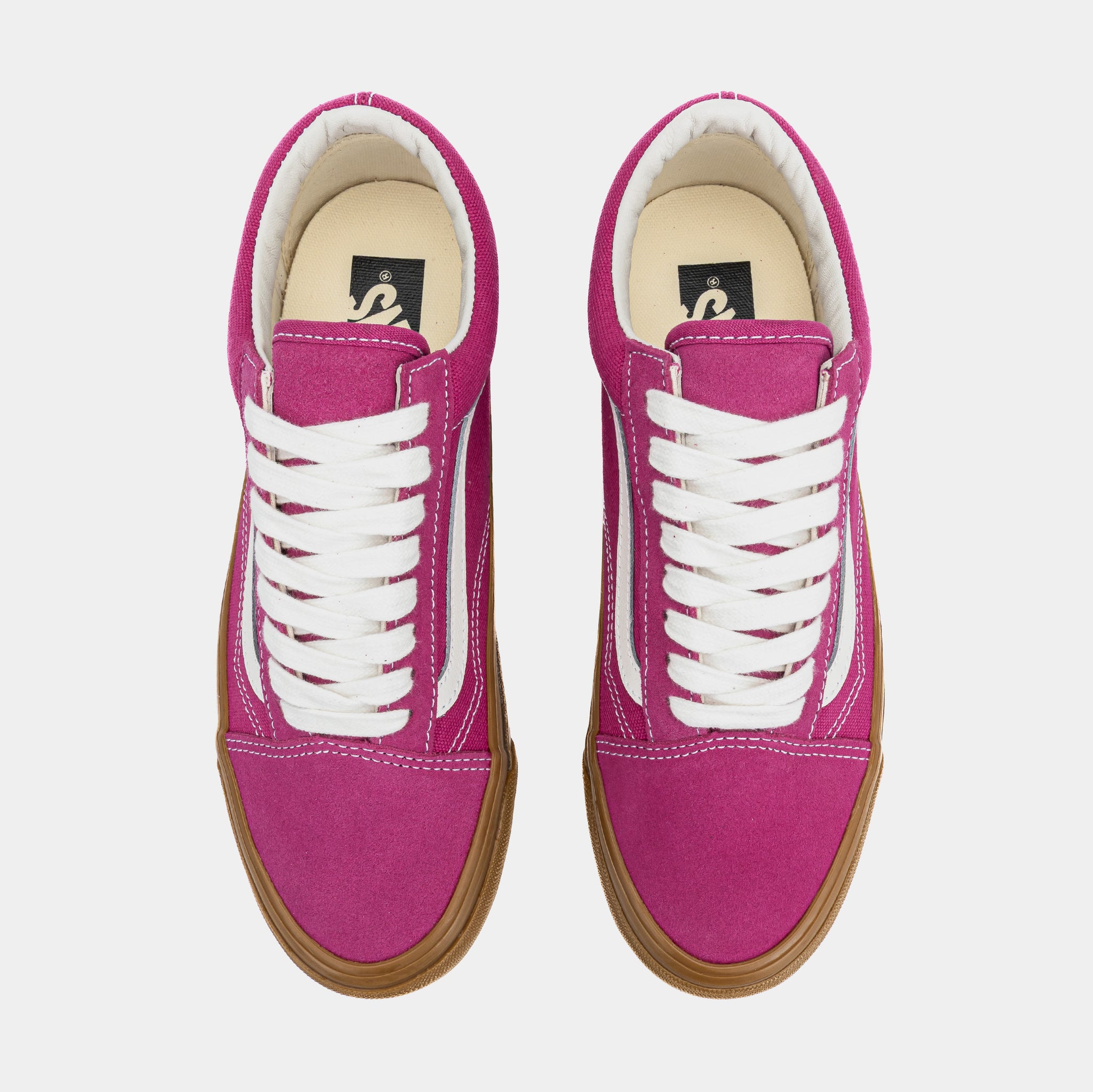 Vans LX Old Skool Mens Lifestyle Shoes Pink White Gum D56YLZ