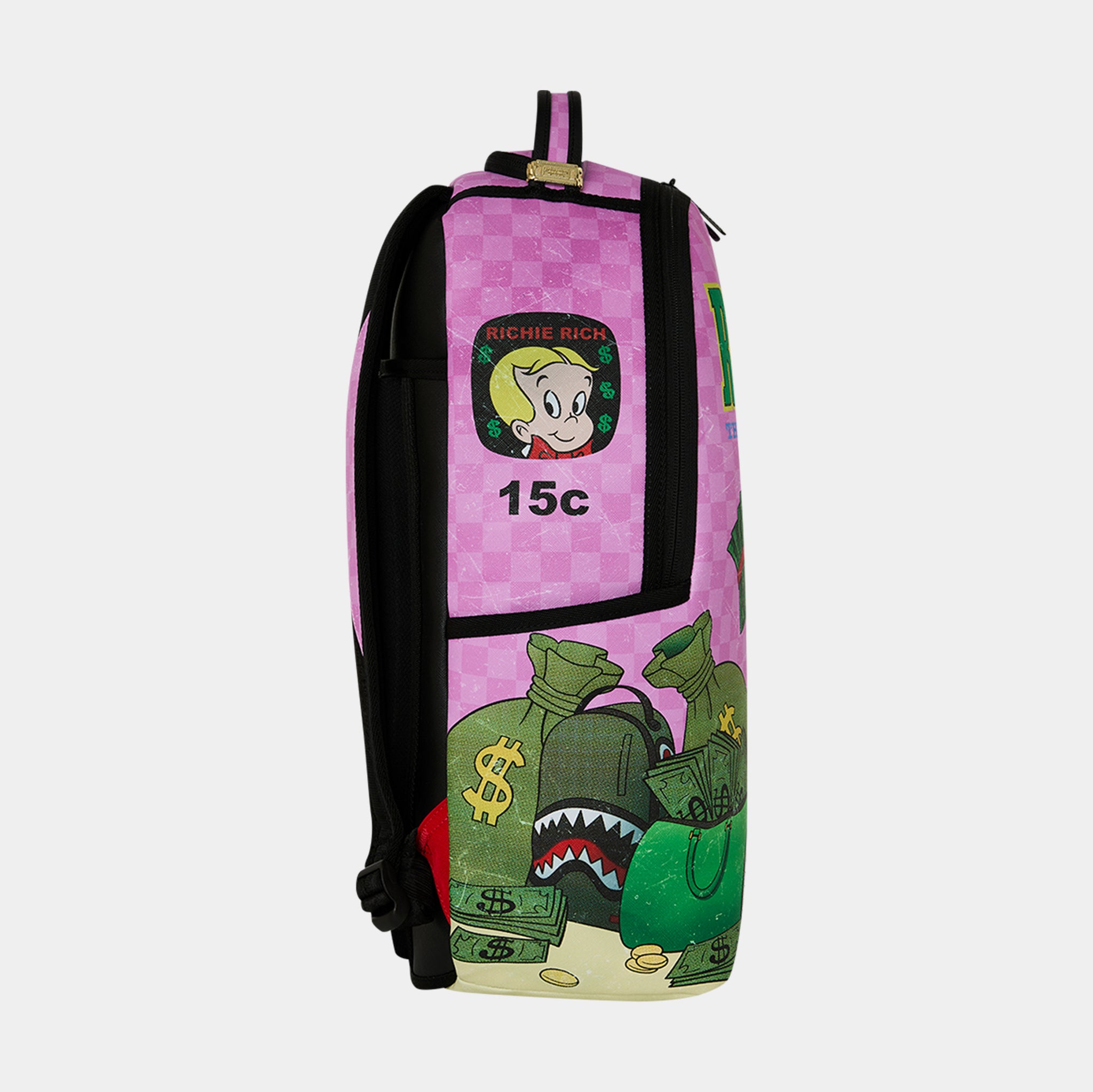 Sprayground Richie Rich Mens Backpack Pink Green 910B9136NSZ 