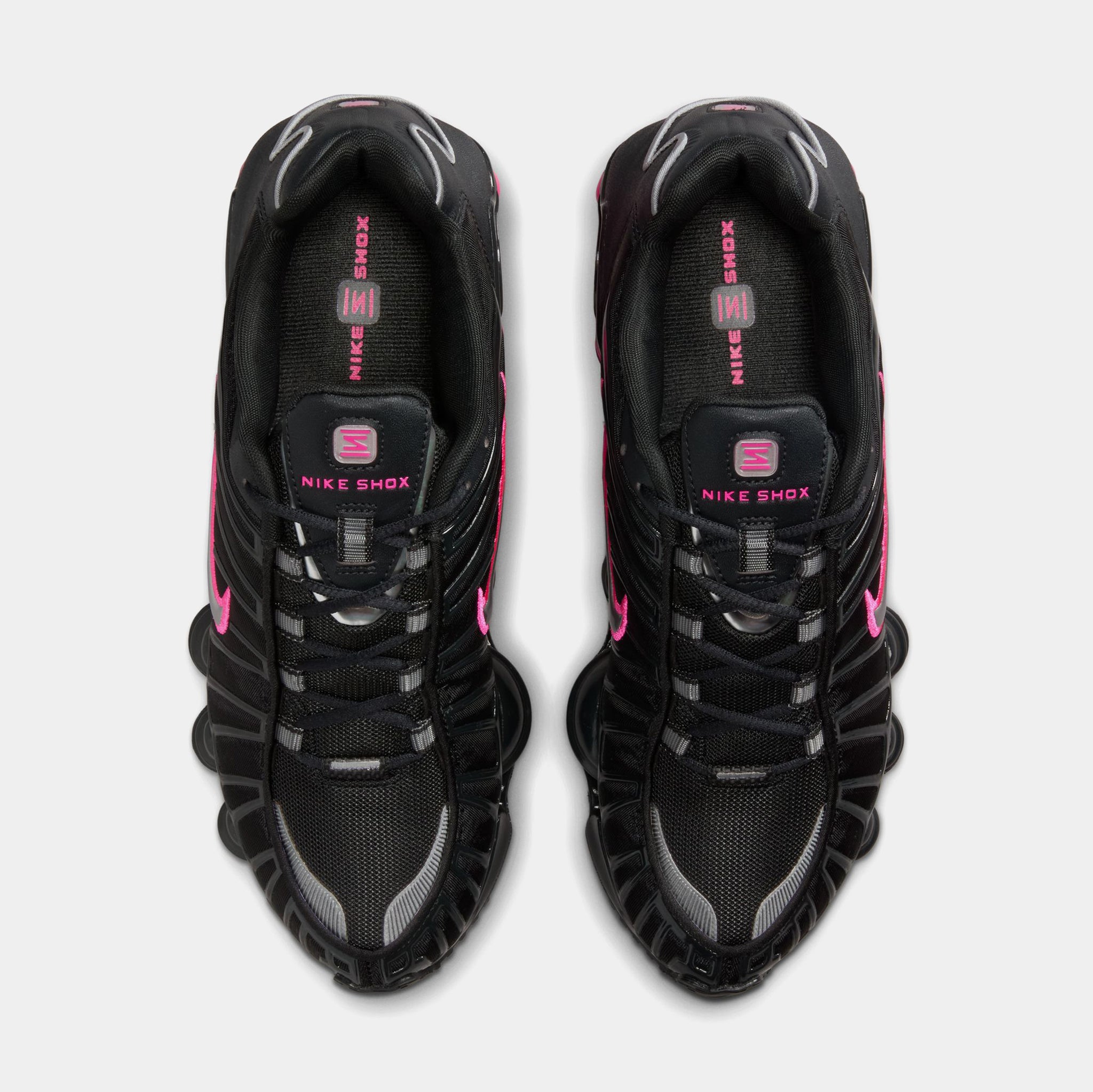 Nike Shox TL Womens Running Shoes Off Noir Hyper Pink Metallic