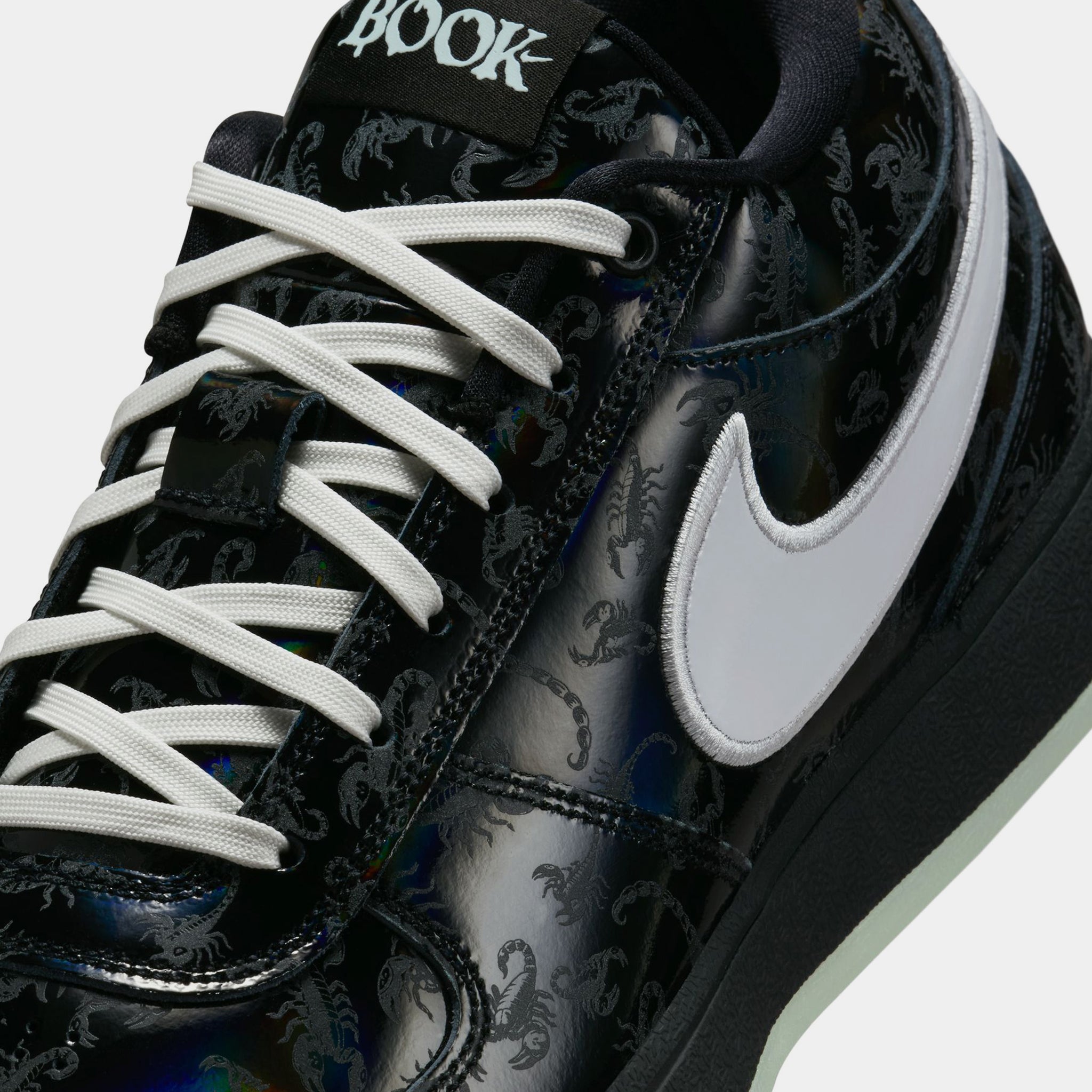Nike Book 1 Scorpion Mens Basketball Shoes Black Black White