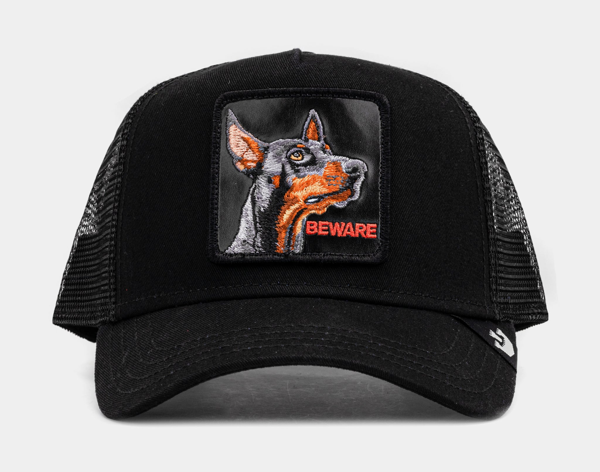 Goorin Bros The Doberman Beware Trucker Mens Hat Black 101