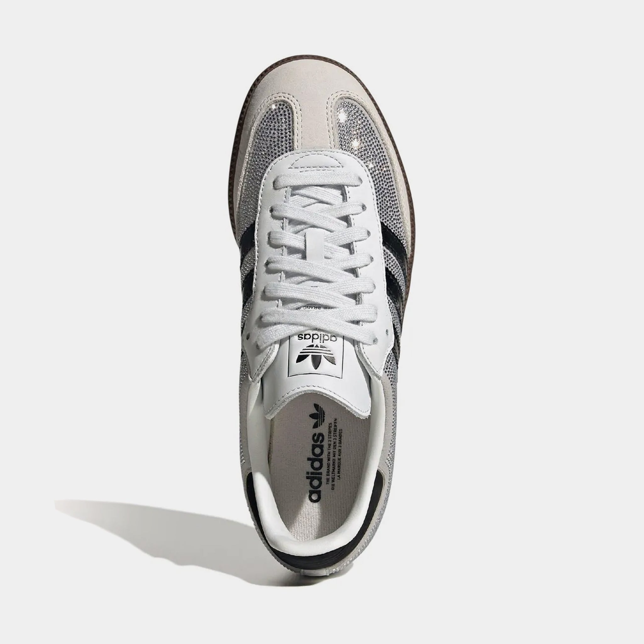 adidas Samba OG Shoes - Women's - White / White / Silver - 7.5 adidas Samba OG Shoes - Women's - White / White / Silver - 7.5