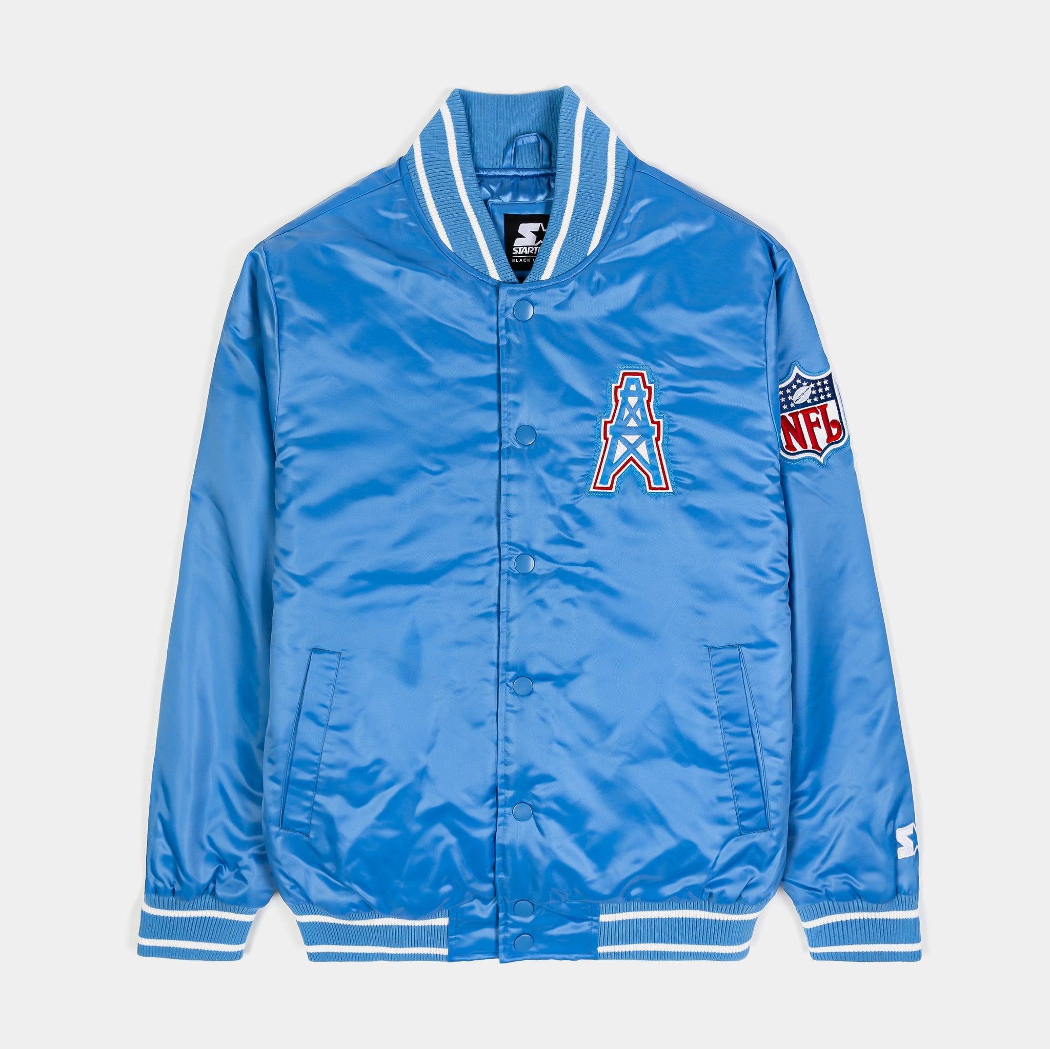 Starter Shoe Palace Exclusive Houston Oilers Satin Varsity Mens 