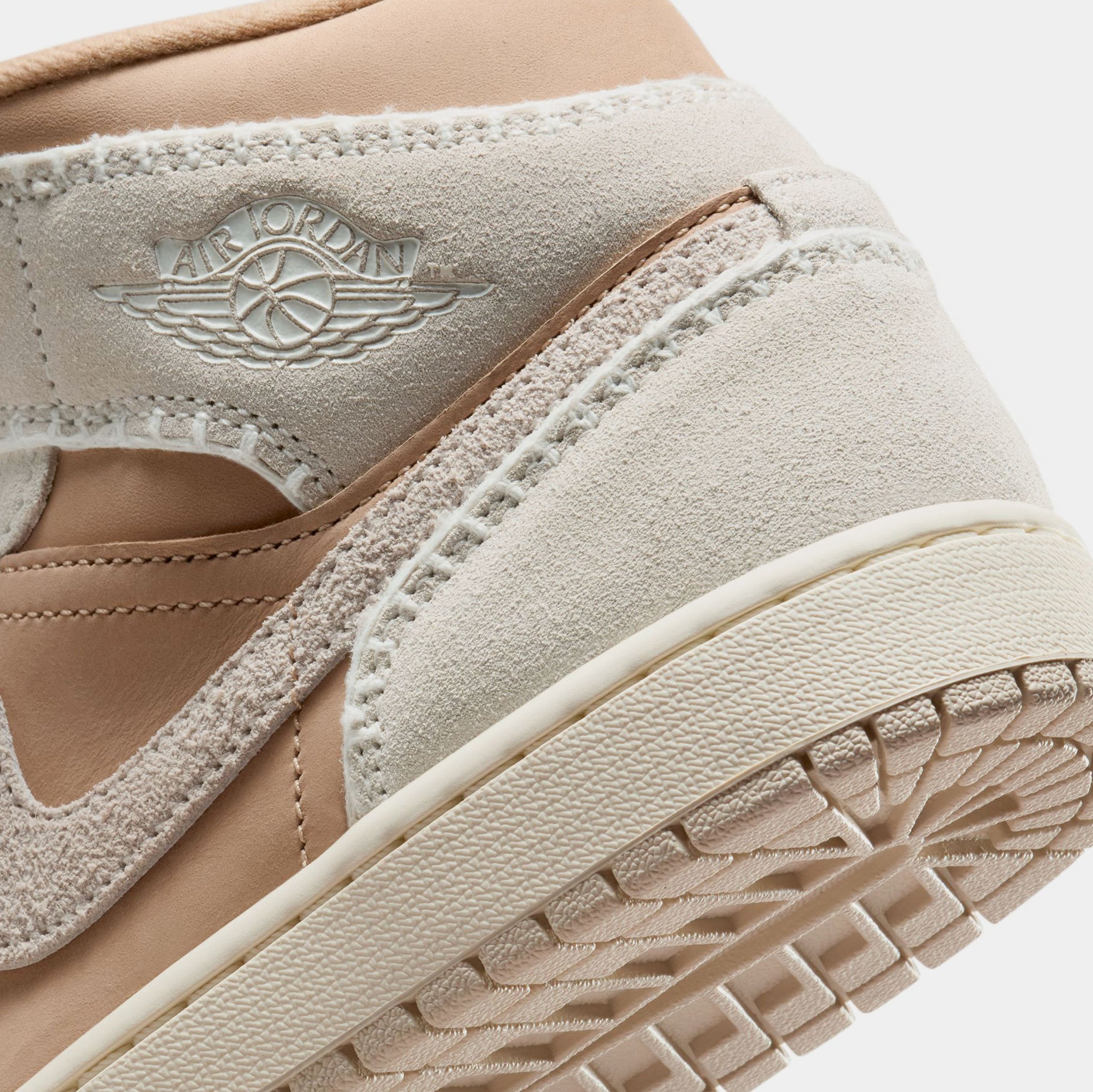 Jordan Air Jordan 1 Mid SE Hemp Womens Lifestyle Shoes Hemp Sail