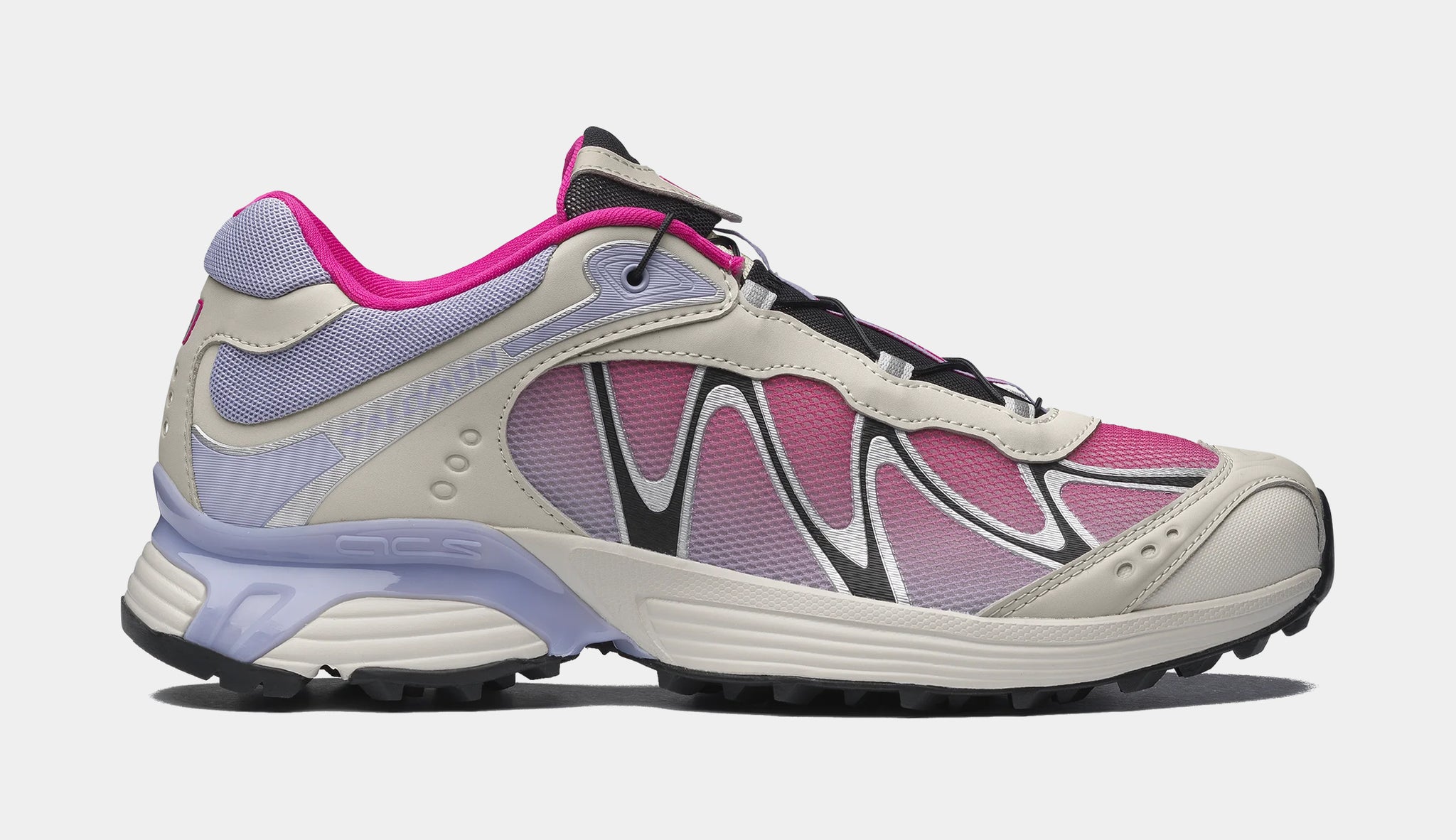 Salomon XT-Whisper Mens Running Shoes Rainy Day Cosmic Sky Pink