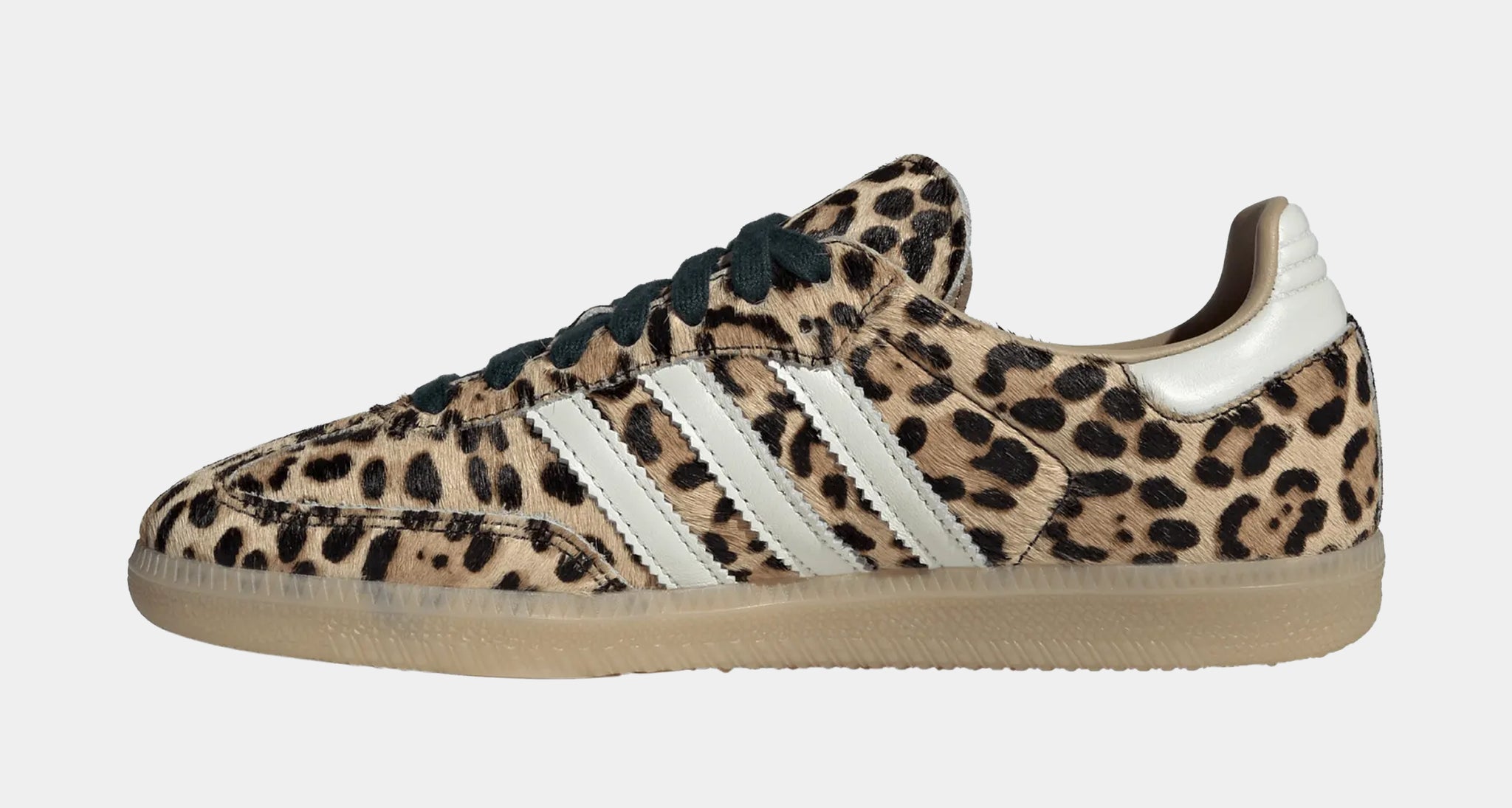 adidas Samba OG Leopard Womens Lifestyle Shoes Magic Beige Ivory