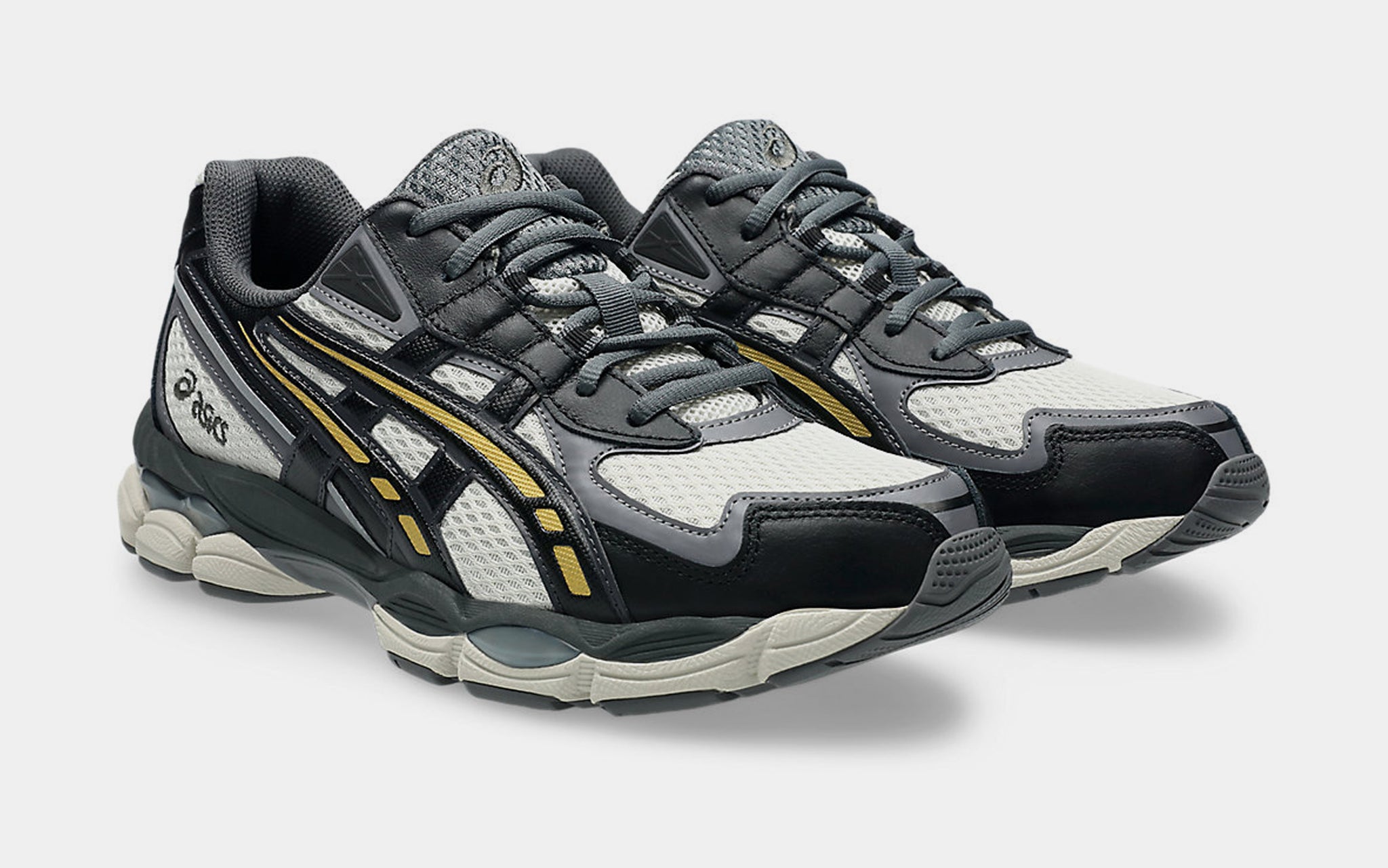 ASICS Gel NYC 2055 Mens Running Shoes Smoke Grey Obsidian Grey