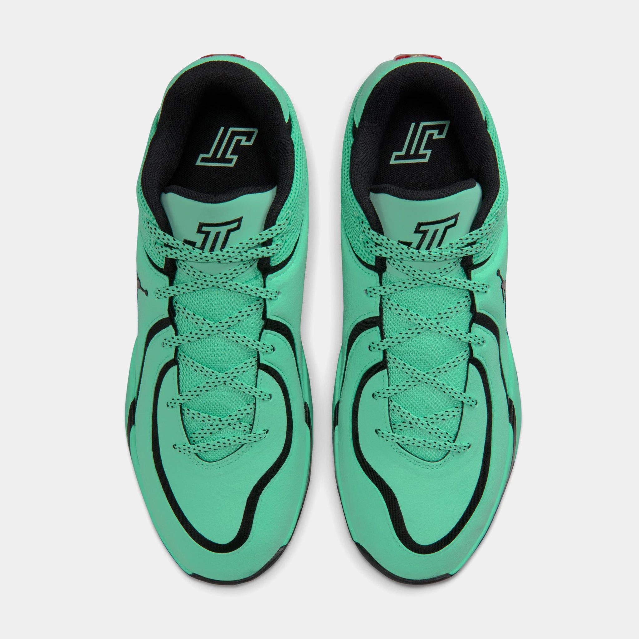 Jordan Tatum 4 Green Glow Mens Basketball Shoes Green Glow Black