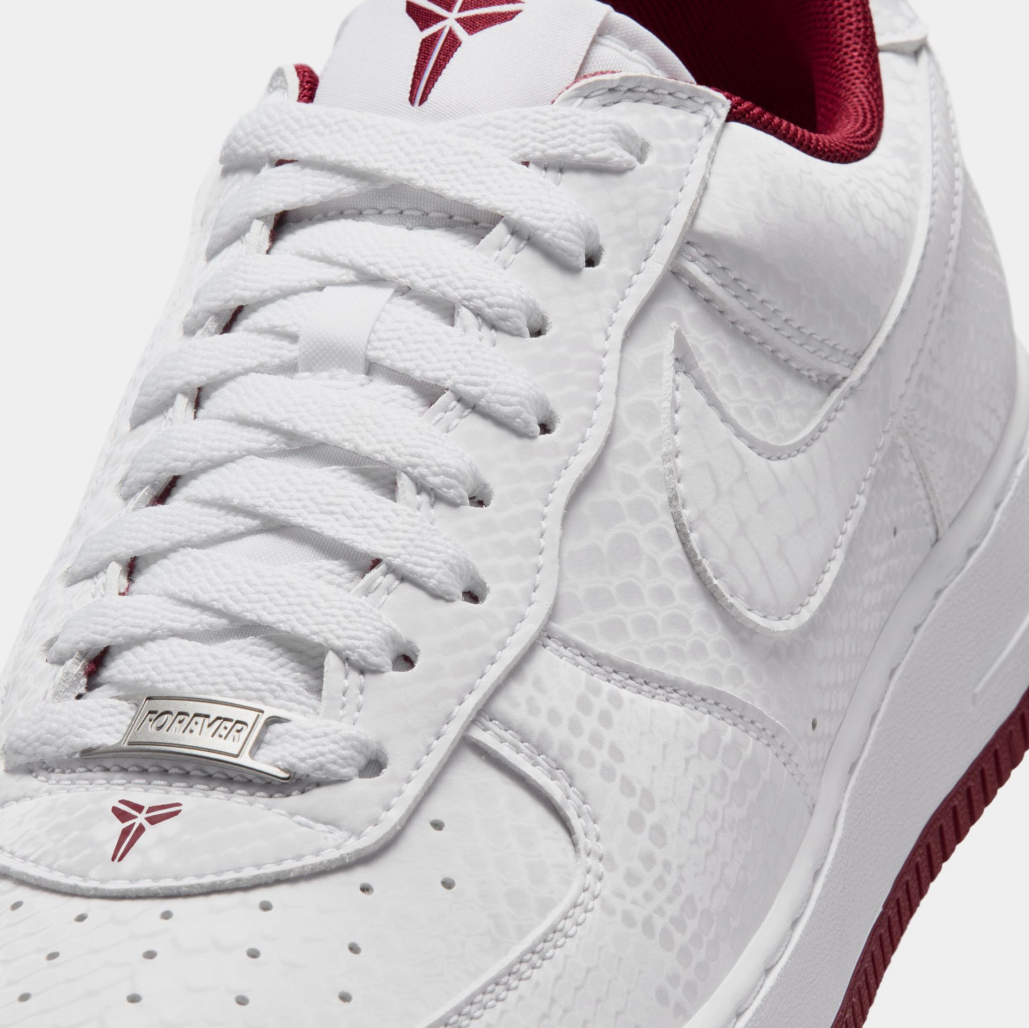 Nike Kobe Air Force 1 Lower Merion Mens Lifestyle Shoes White Team 