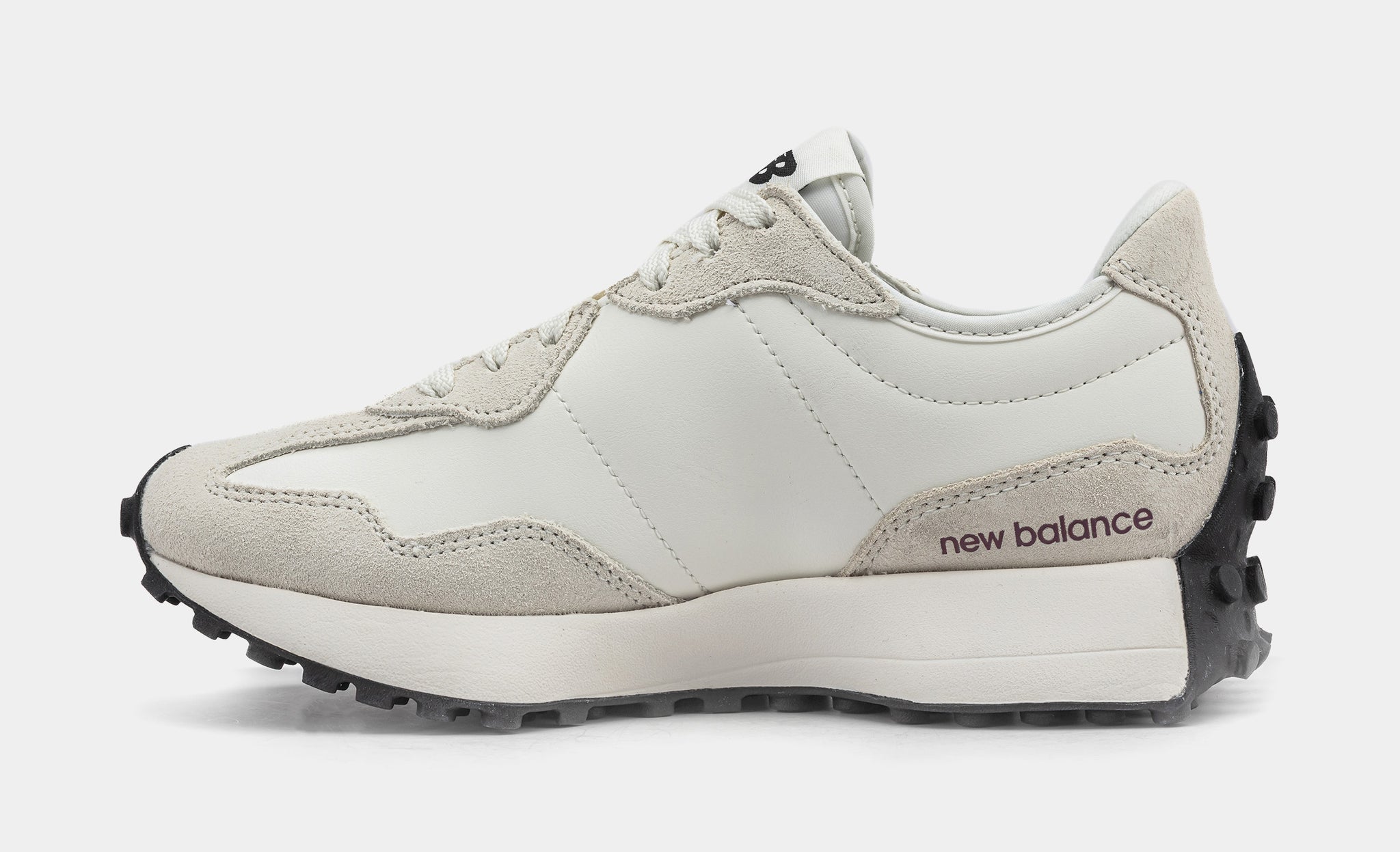 New Balance 327 Womens Running Shoes Sea Salt Monarch Burgundy