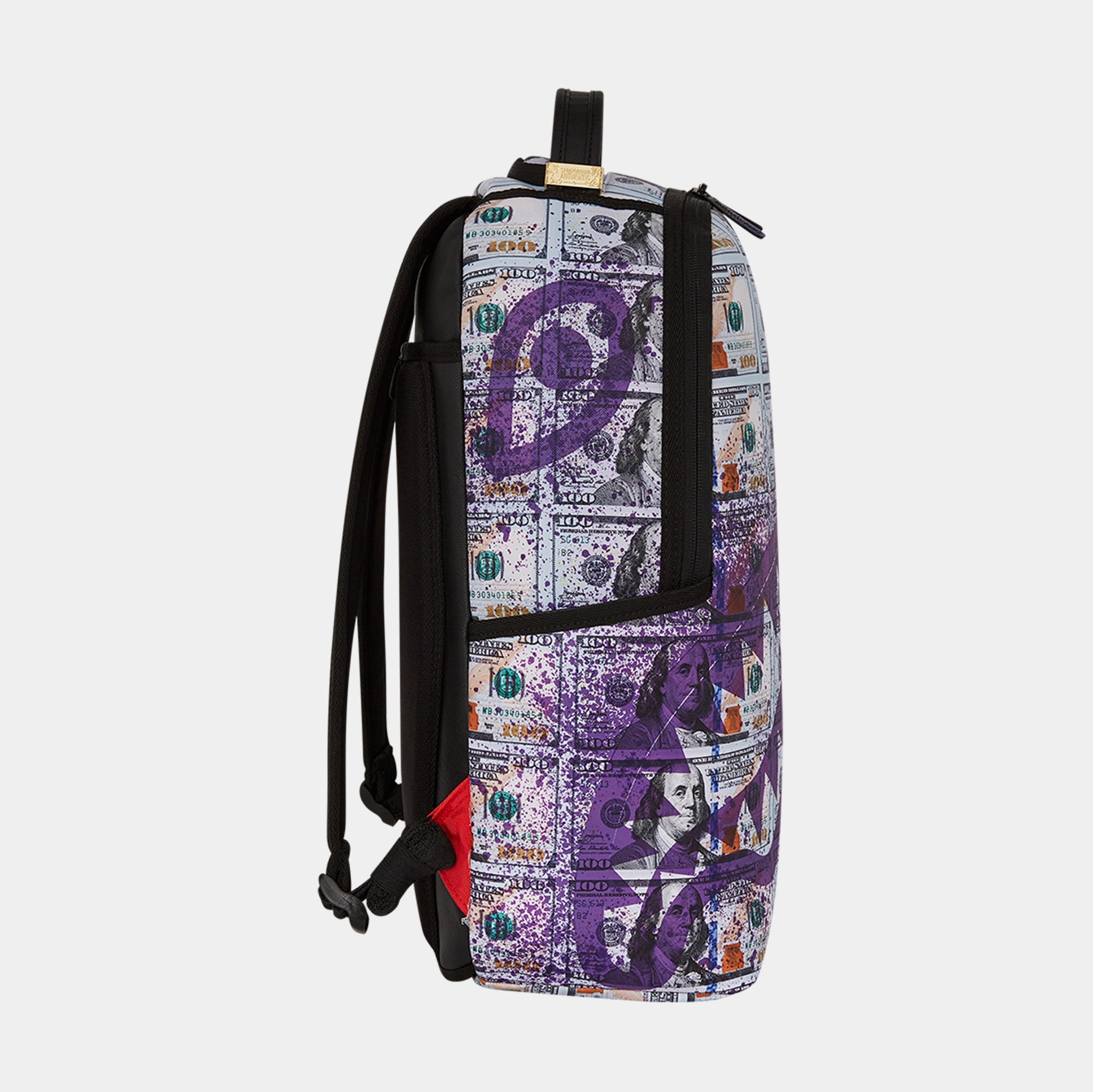Sprayground Purple Backpack Sprayground Shark Central Purple Backpack – WNS Apparel main image 2
