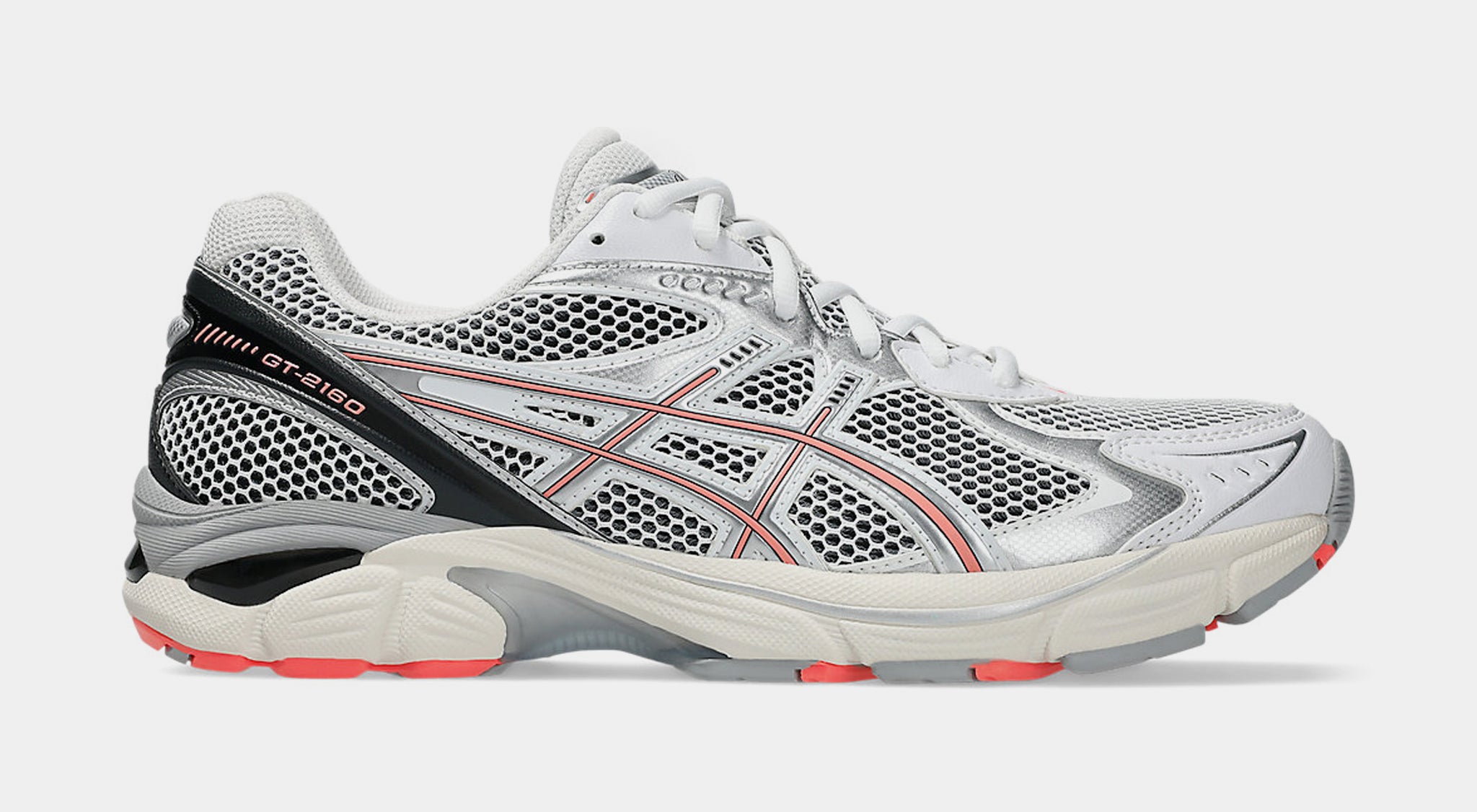 ASICS men’s Gray and Coral Athletic Running Shoes ASICS Running Shoes – Tagged  main image 2