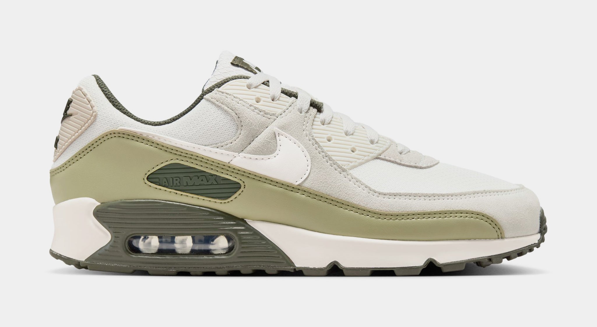 Nike Air Max 90 Mens Running Shoes Nuetral Olive Phantom Light