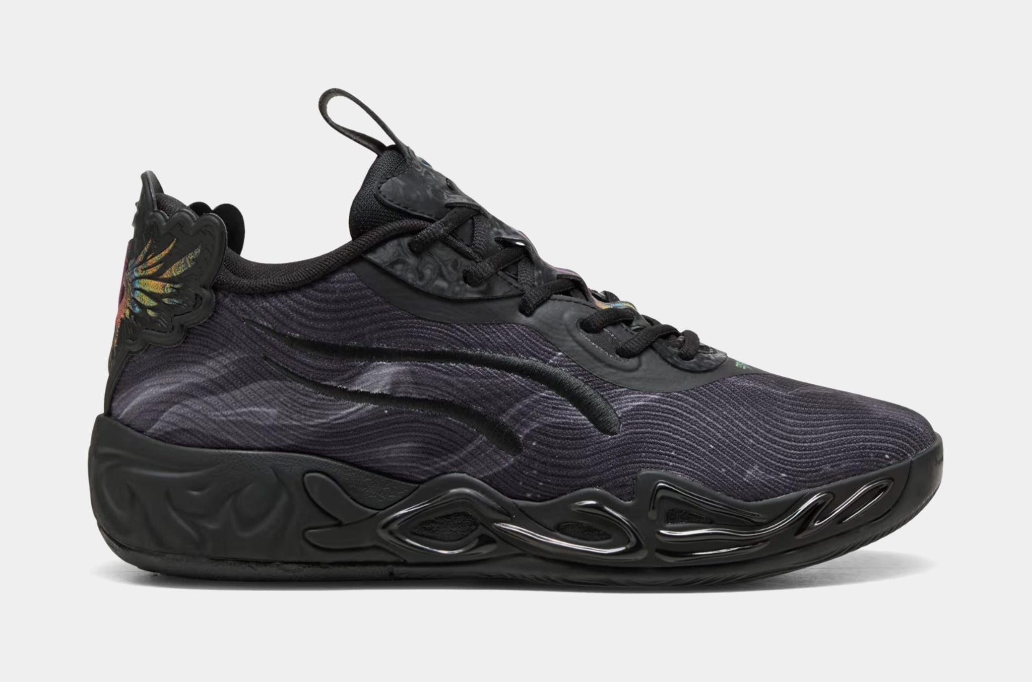 PUMA MB.04 Dark Amethyst Mens Basketball Shoes Black Dark  display picture 3