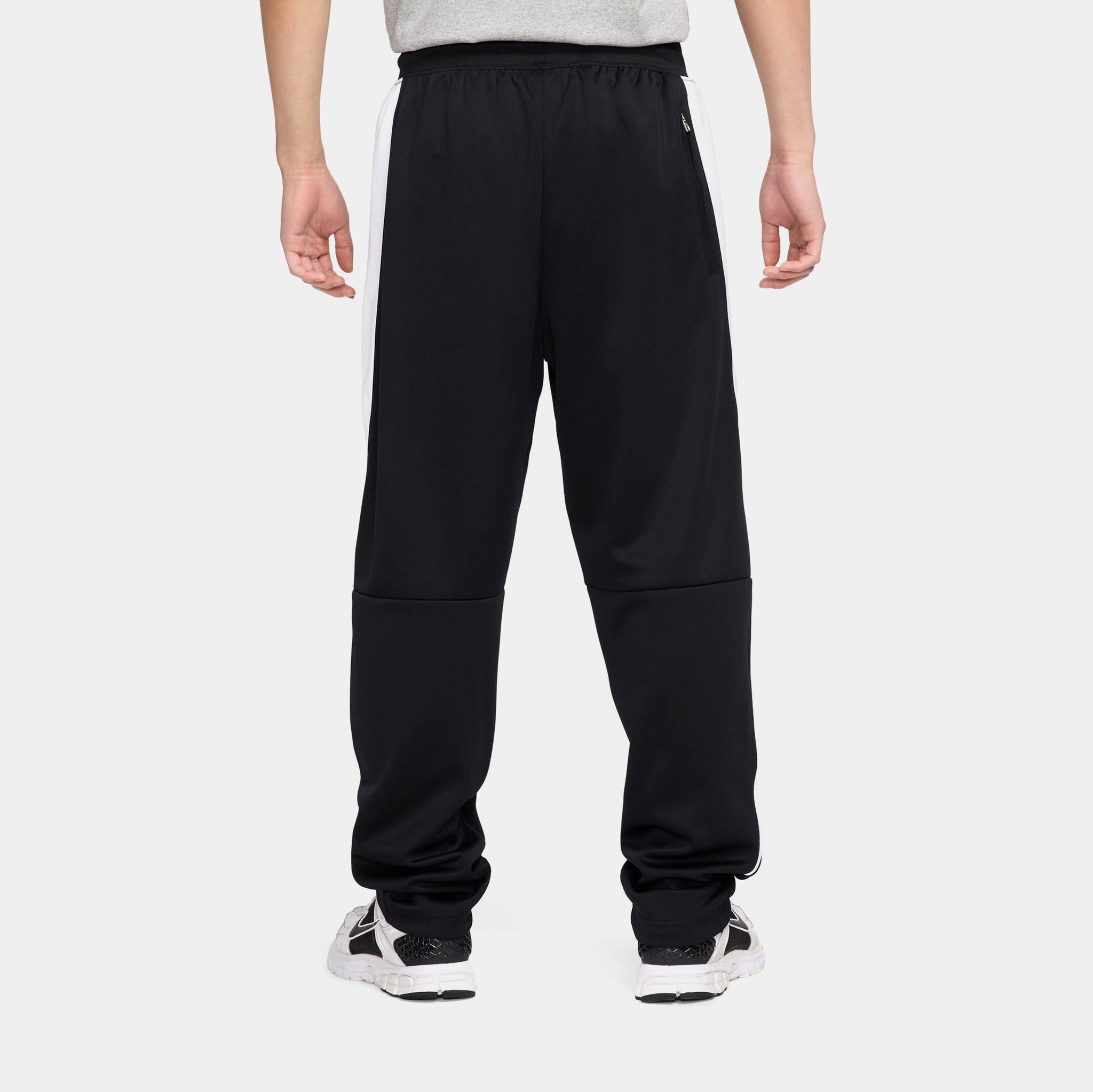 Nike Air Poly Knit Track Mens Pants Black White HJ0283-010 – Shoe 