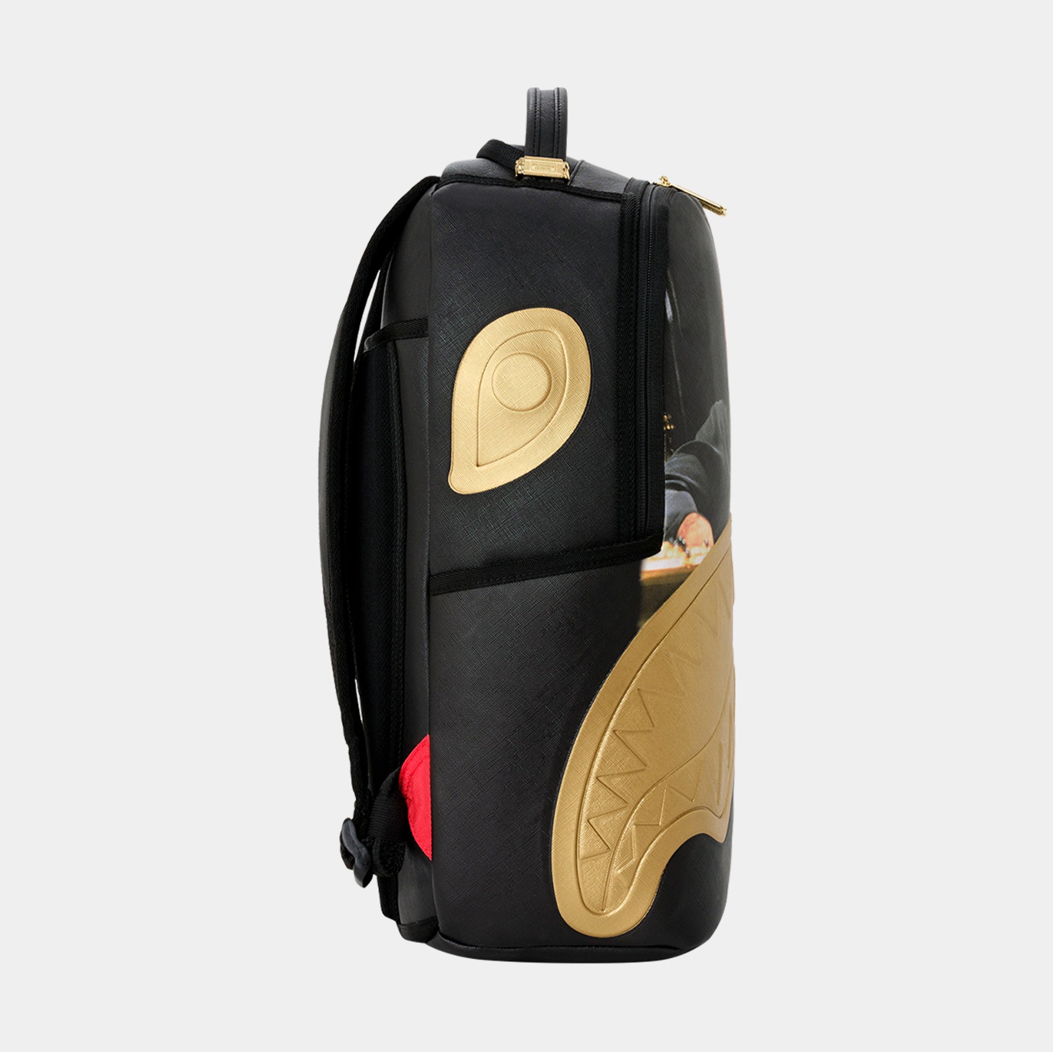 Sprayground Scarface Embossed Mens Backpack Black Gold 910B9555NSZ