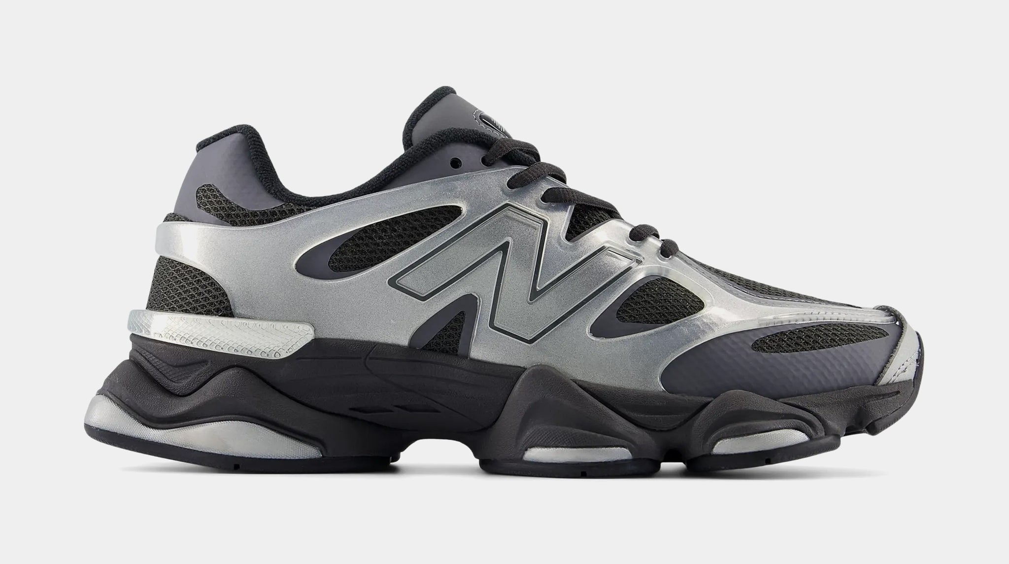 New Balance 9060 X Mens Running Shoes Black Silver U9060ISA 