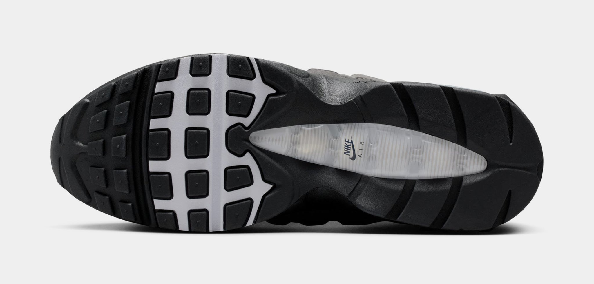 Nike Air Max 95 OG Mens Running Shoes Black White Medium Ash Dark 