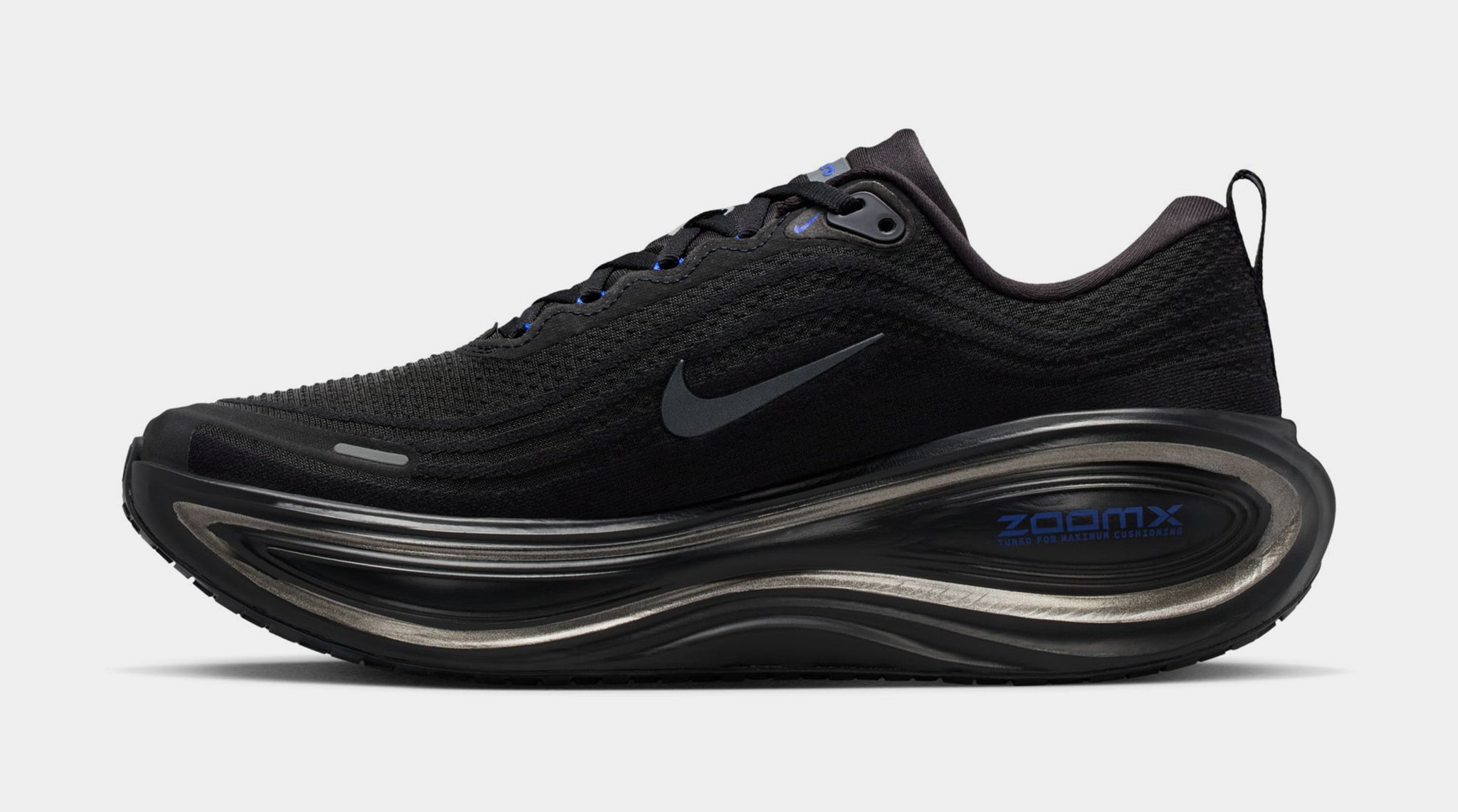 Nike Vomero Plus Mens Running Shoes Black Dark Smoke Grey Game 