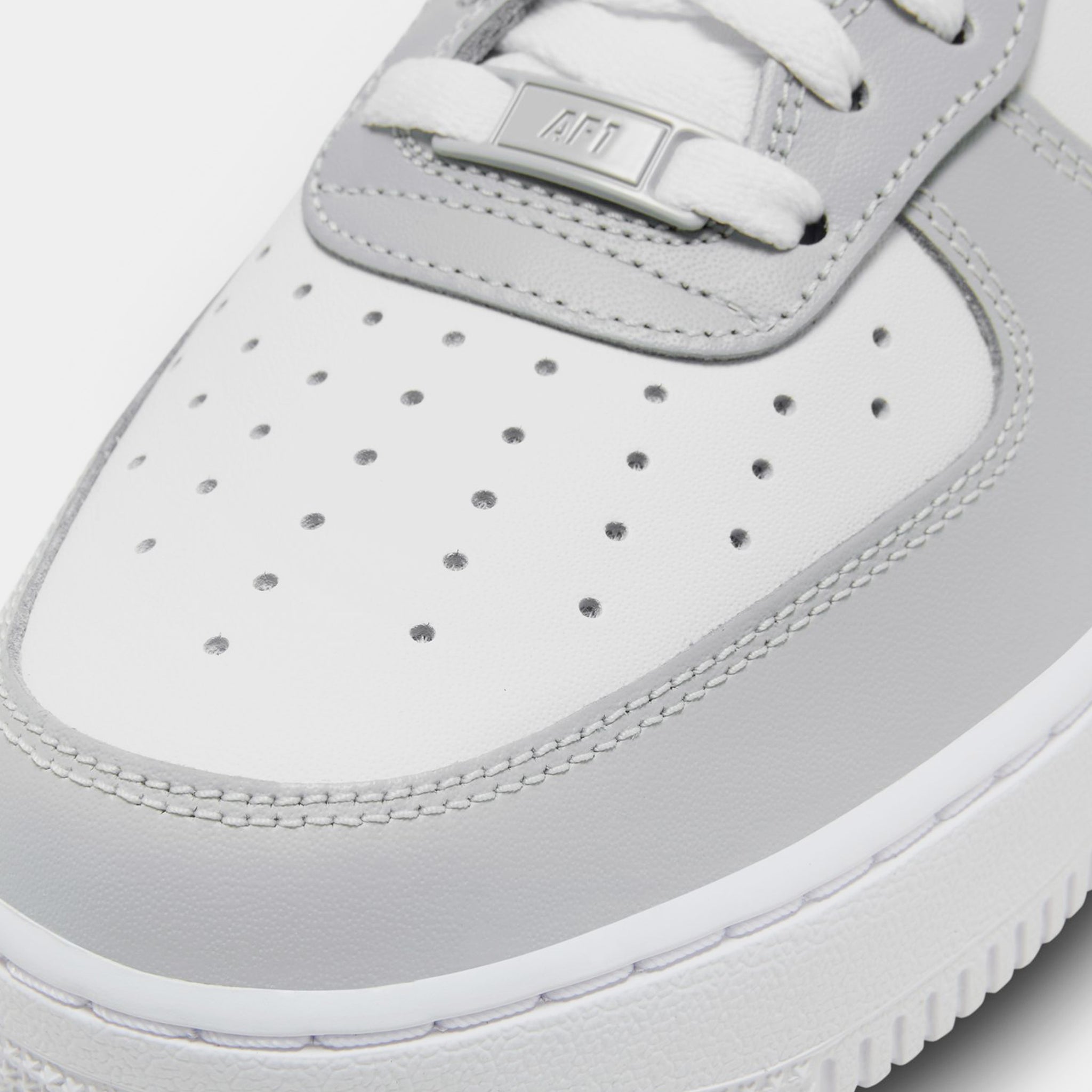 Nike Air Force 1 '07 Mens Lifestyle Shoes White Light Smoke Grey