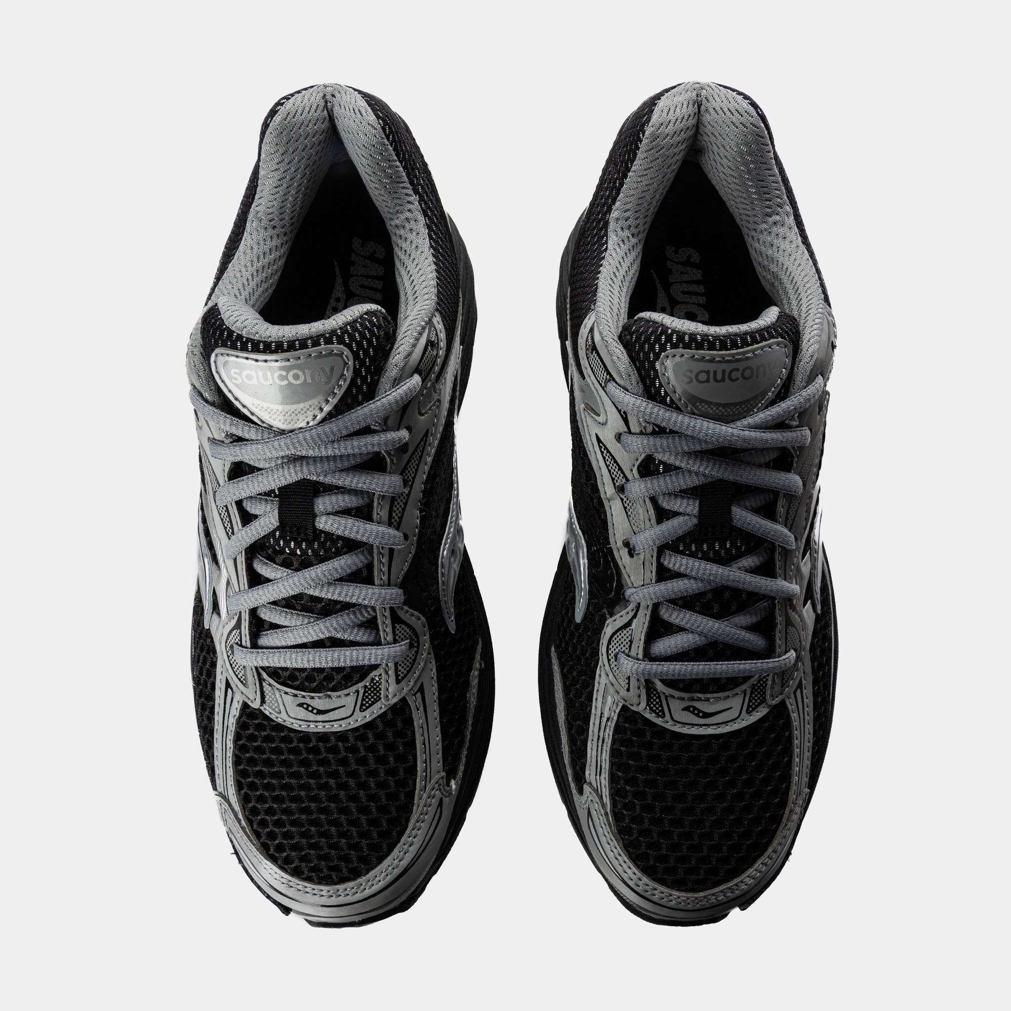 Saucony ProGrid Omni 9 Mens Running Shoes Black Silver S70739-13