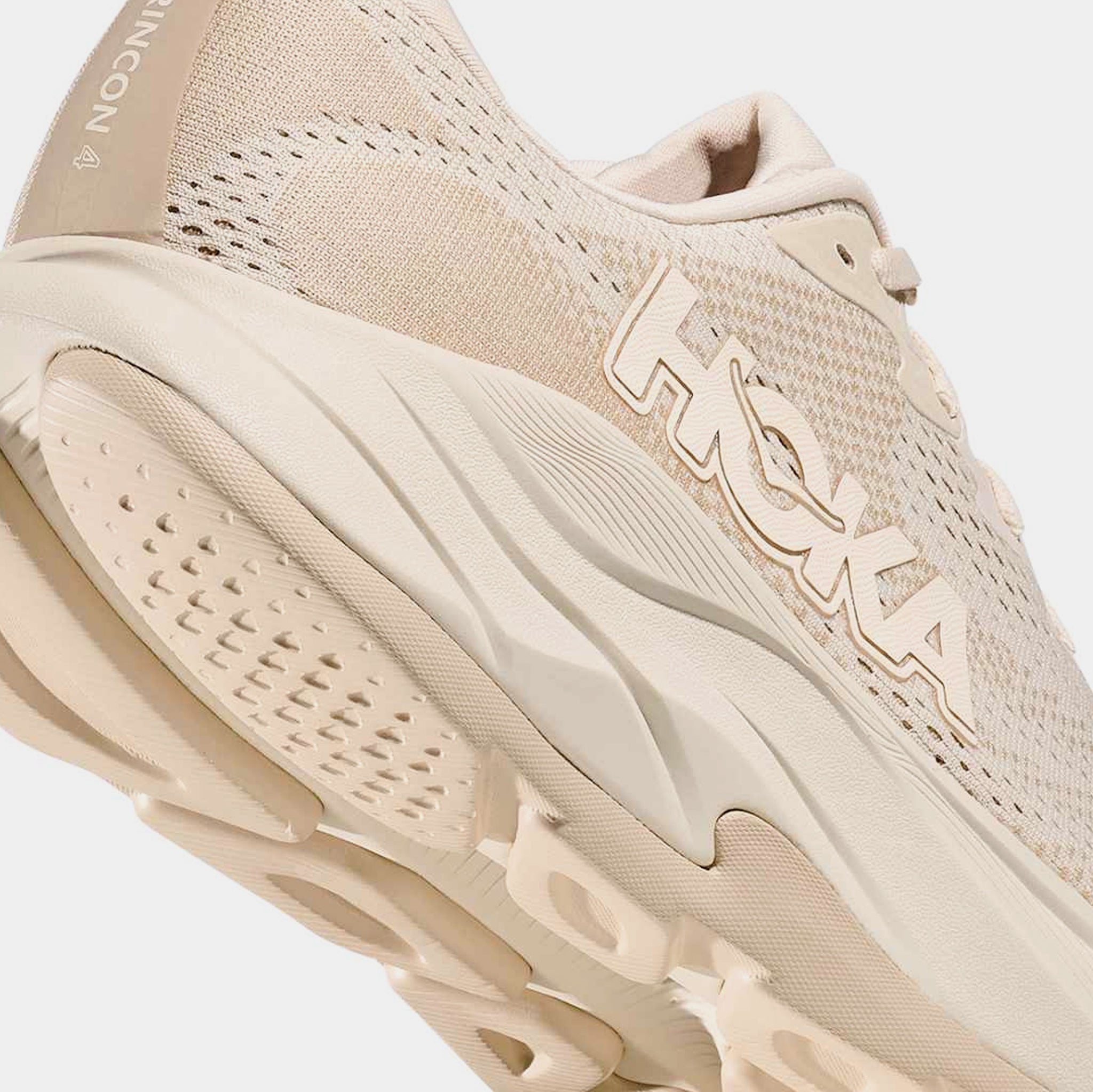 HOKA Men\'s Rincon 4 Cream Running Shoes Cut in half: Hoka Rincon 4 Review | RunRepeat main image 4