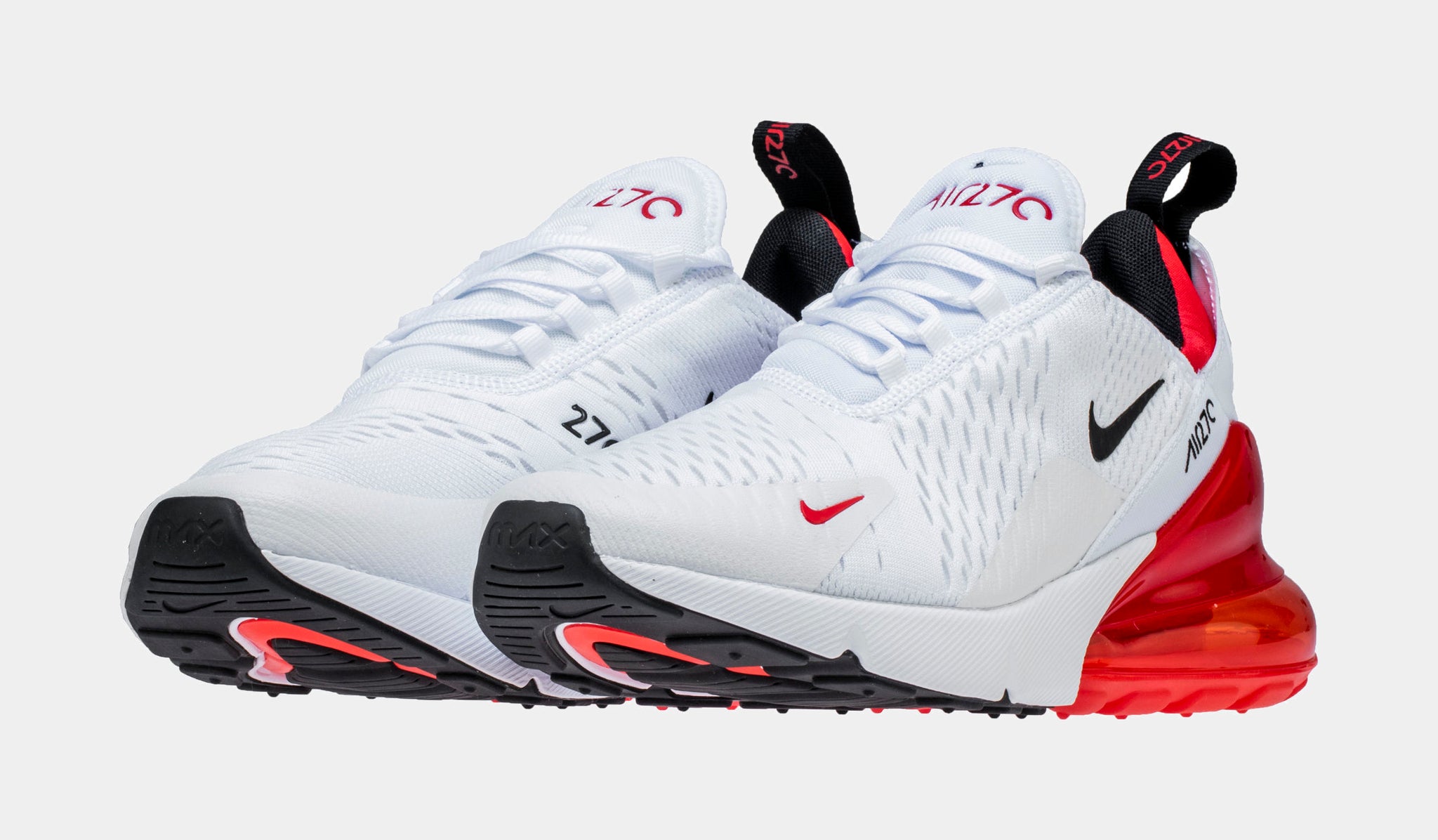 Nike Air Max 270 University Red Mens Lifestyle Shoes White