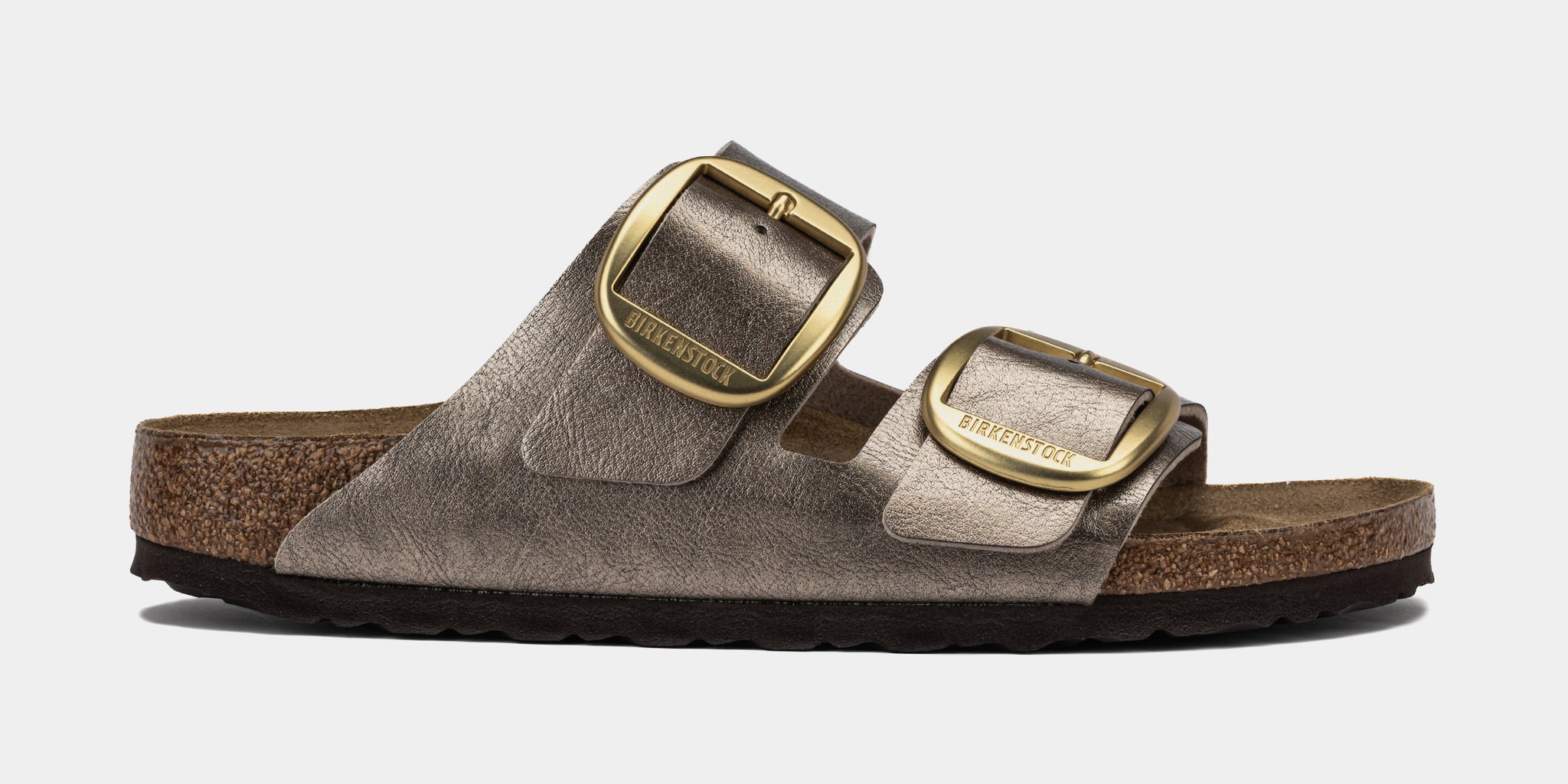 Birkenstock Arizona Big Buckle Womens Sandals Silver Gold  display picture 1