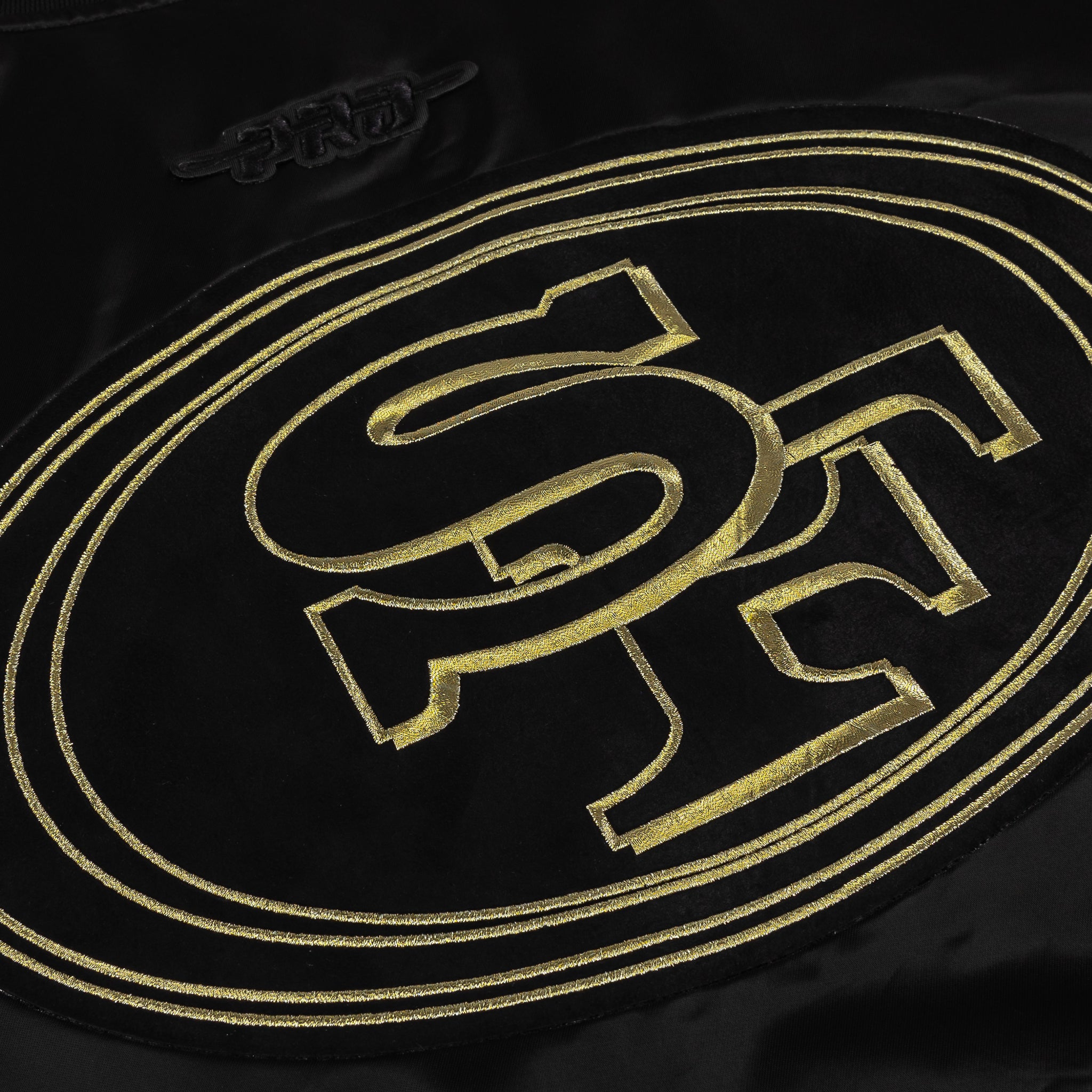 Pro Standard San Francisco 49ers Satin Varisty Mens Jacket Black