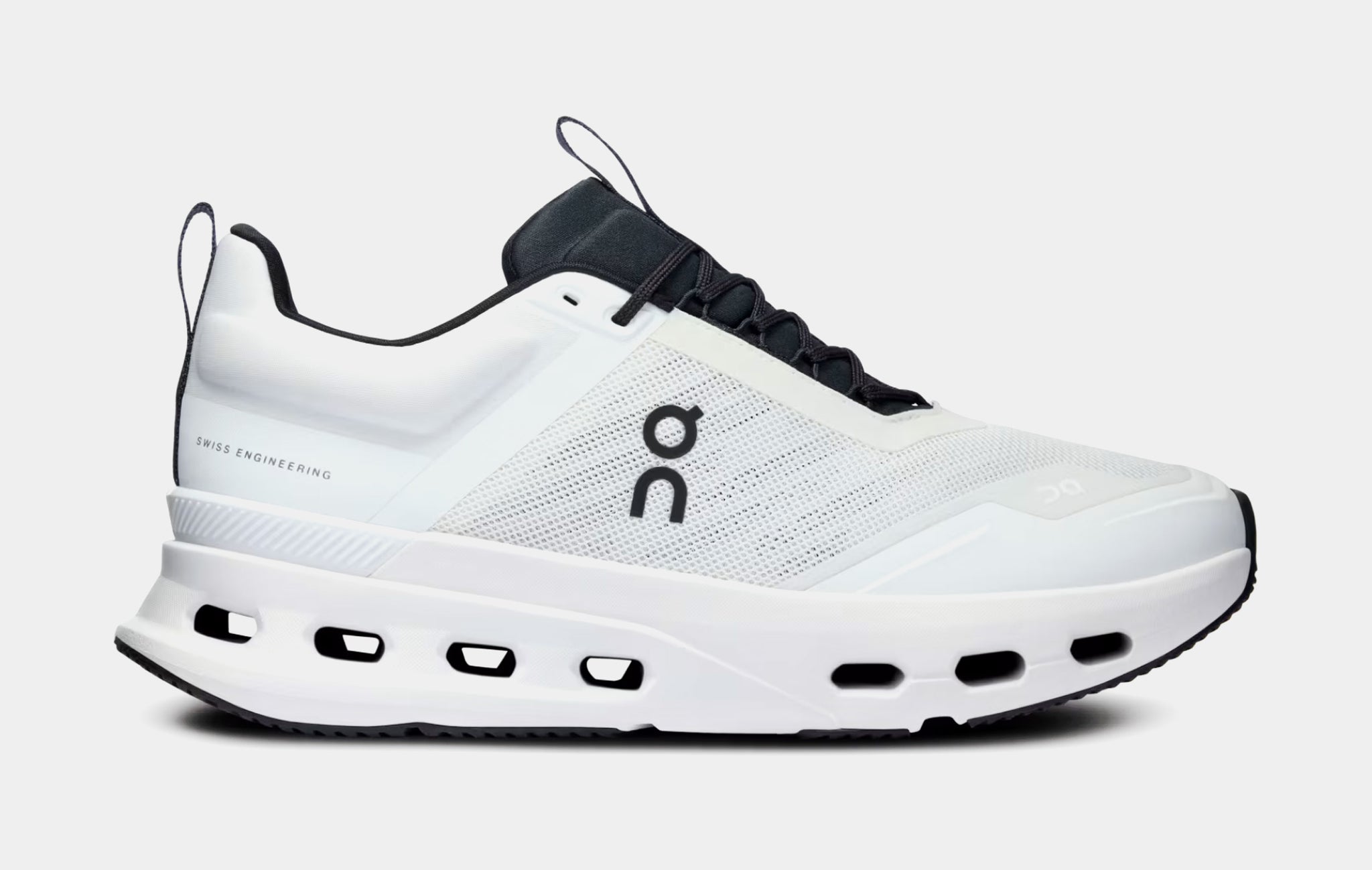 On Cloudnova X Womens Running Shoes White Black Final Sale