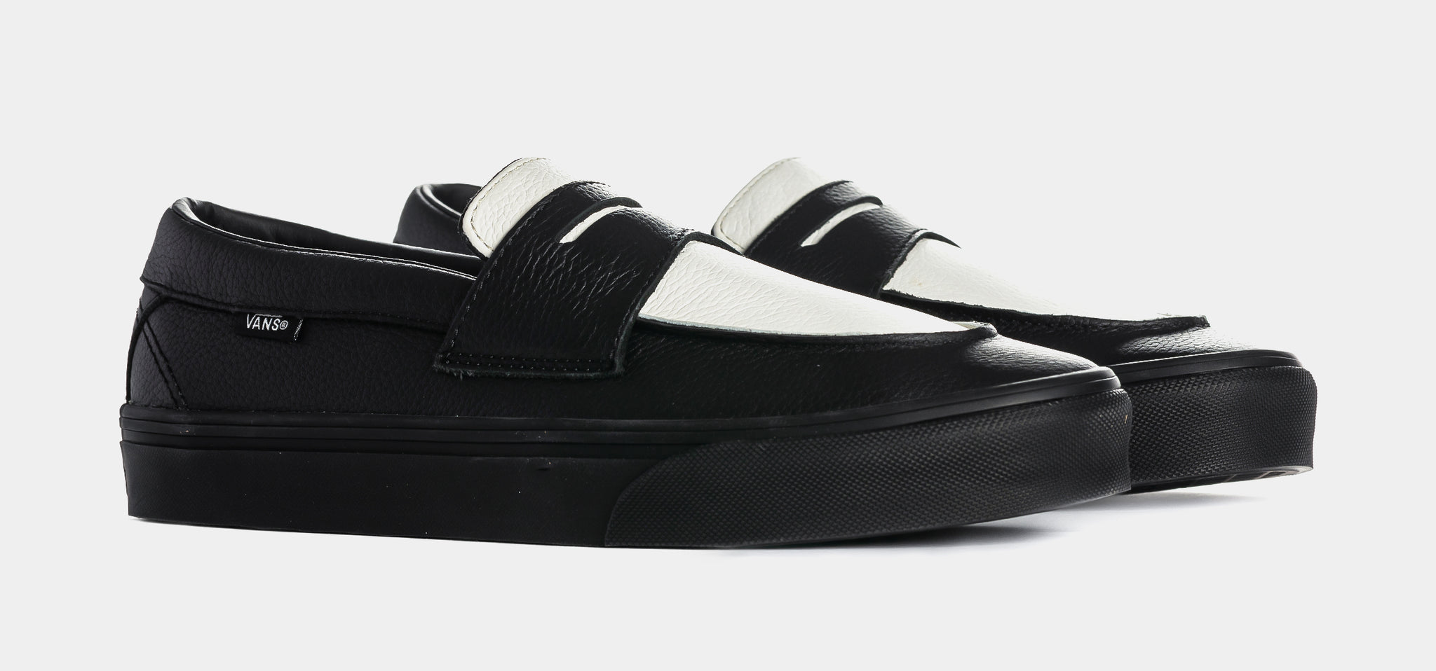 Vans Skate Loafer Mens Lifestyle Shoes Black White Z0GBPT – Shoe 