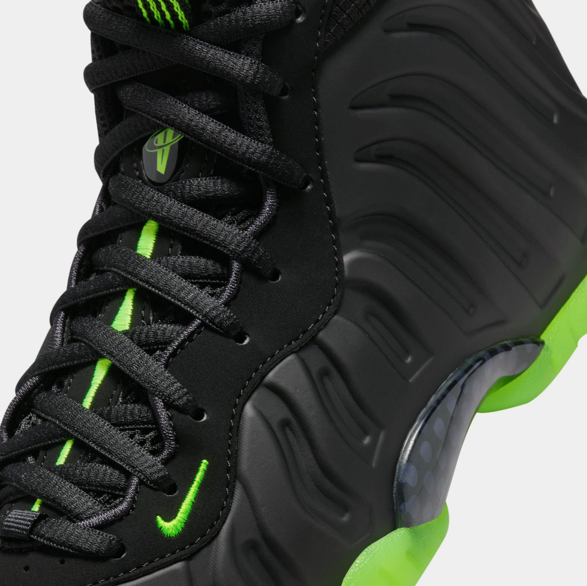 Nike Foamposite One - Black Volt Green (HF0977-001) Size 7Y Women\'s 8.5 NIB Nike Little Posite One  main image 4
