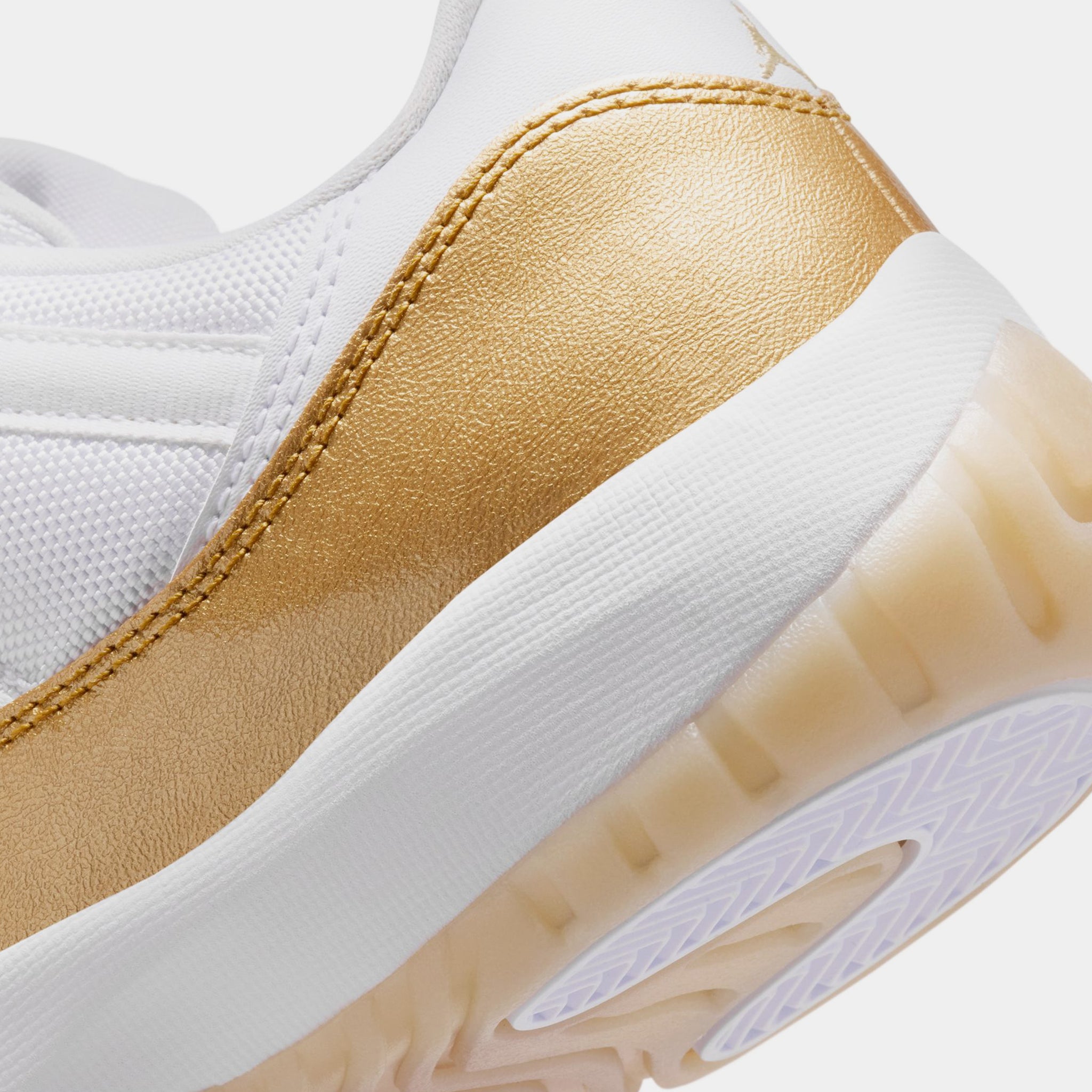 Women's Air Jordan 11 Retro Low Mother's Day - White/Metallic Gold & Team Gold