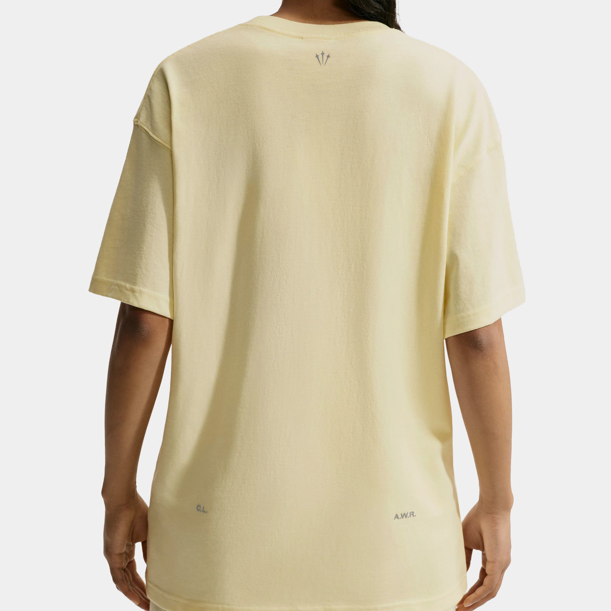 Nike NOCTA Mens Short Sleeve Shirt Alabaster Stealth IB5673-744