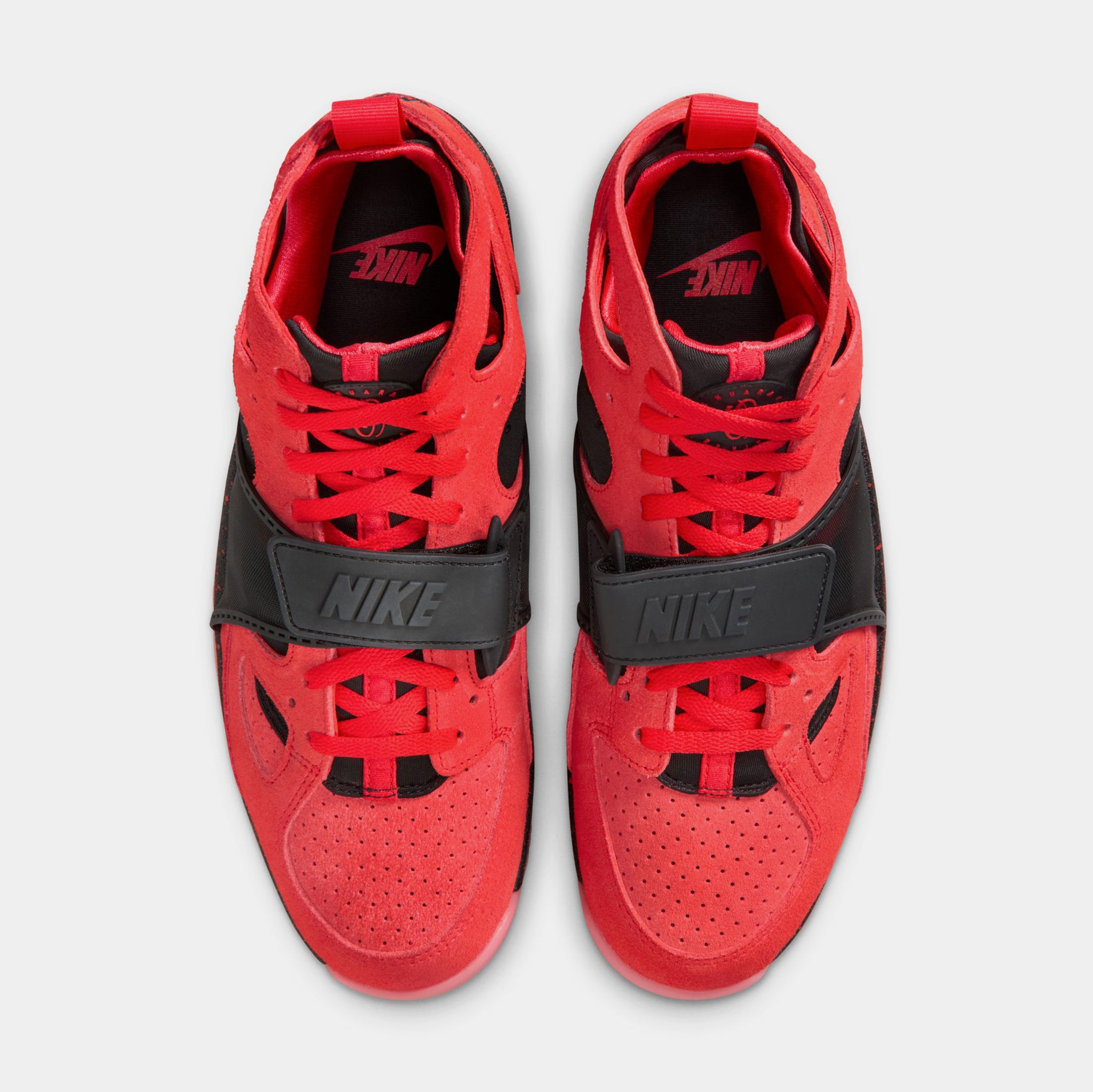 Nike Air Huarache Trainer Black Volt University Red Mens Size 7.5 Women Size 9 Air Trainer Huarache  main image 3