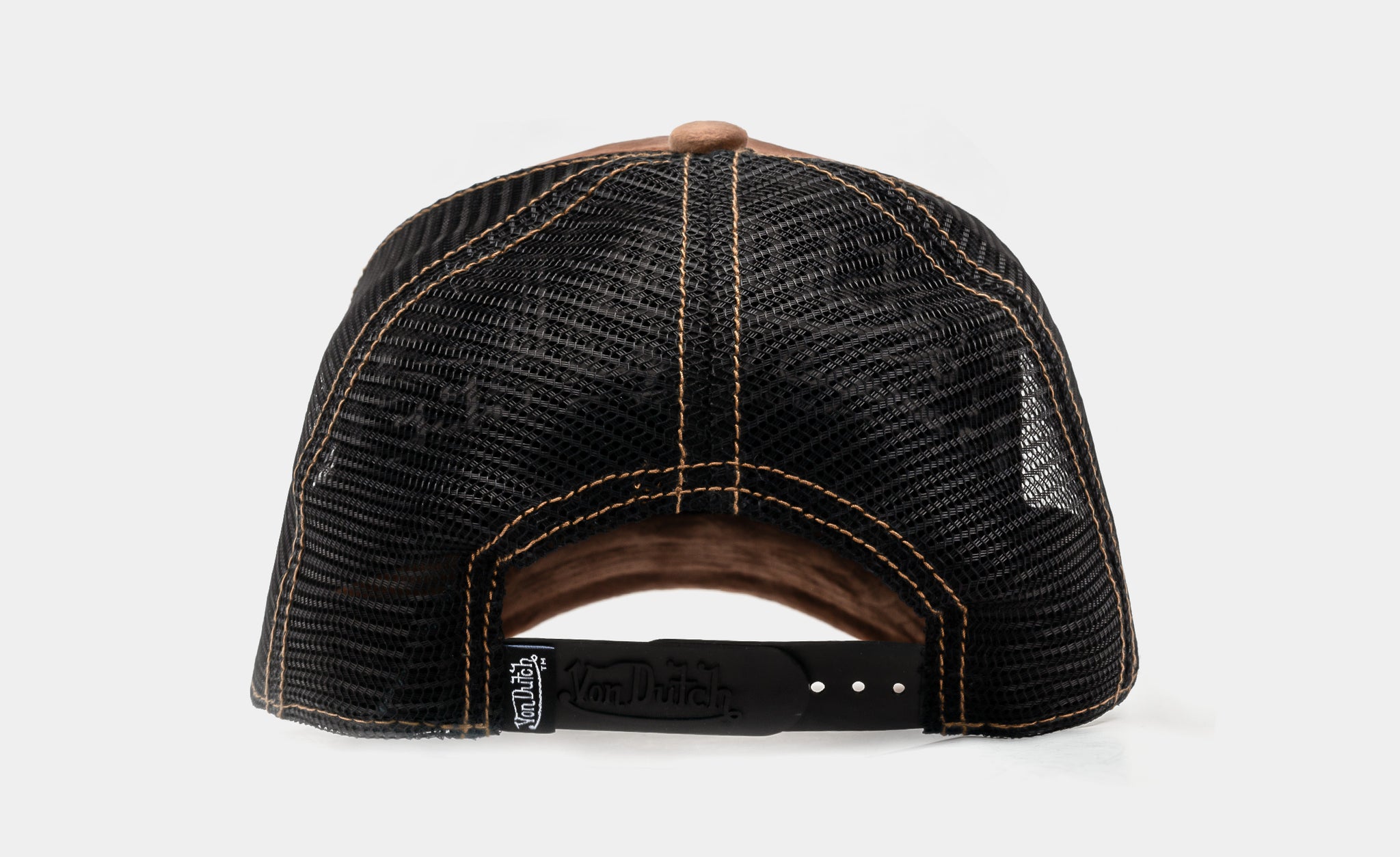 Von Dutch Velvet Trucker Mens Hat Brown Black VDHH0004-204 