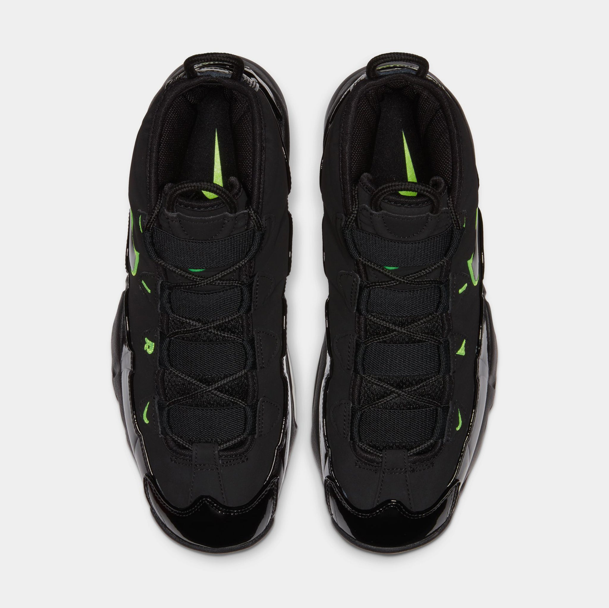 Nike Air Max Uptempo 95 Black Volt Mens Basketball Shoes Black 