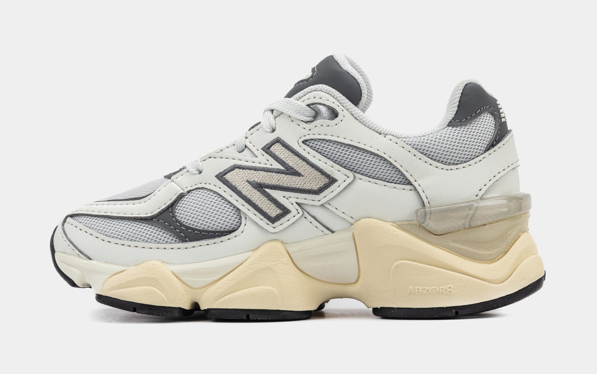 New Balance 9060 Preschool Running Shoes Sea Salt Castle Rock