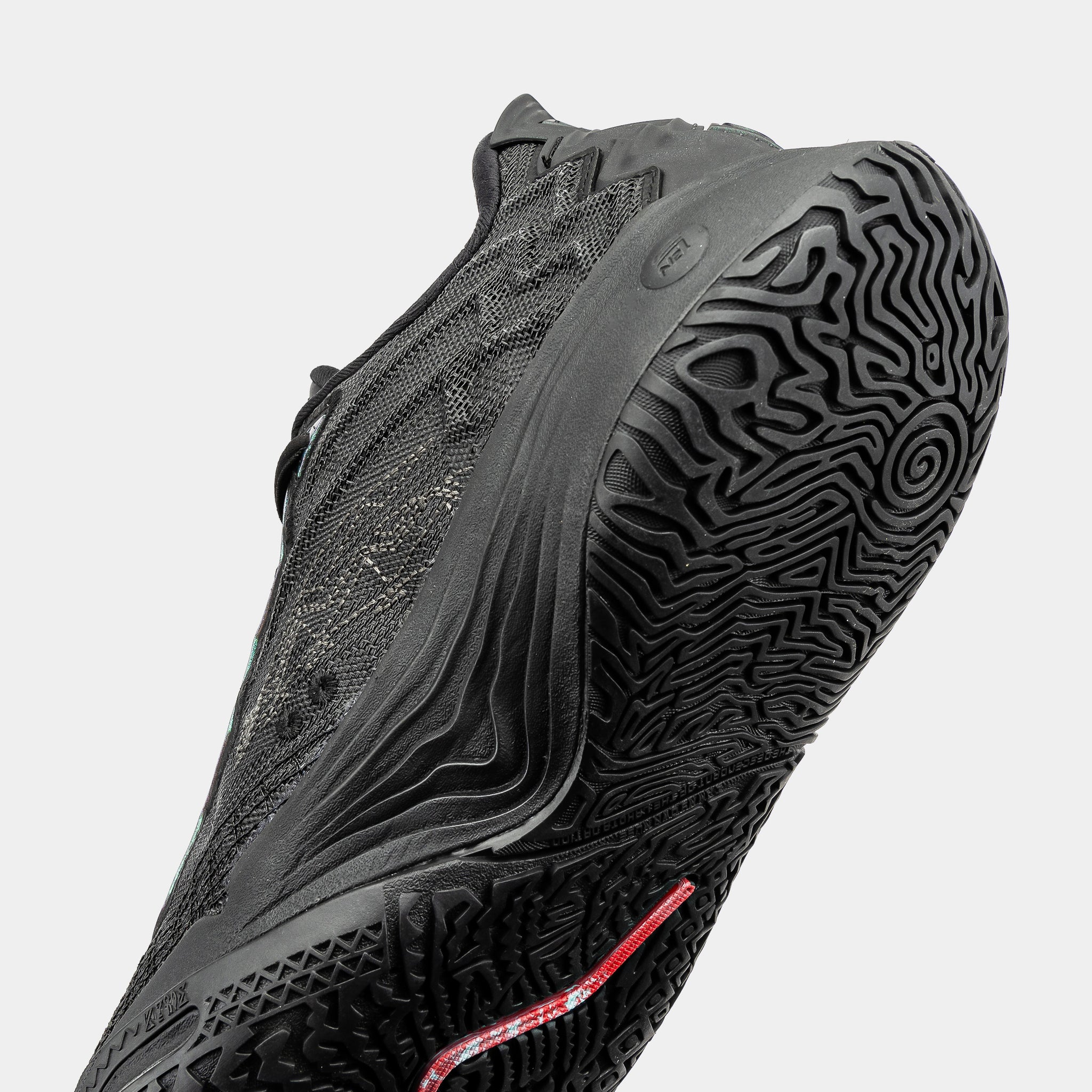 ANTA Kai 2 Triple Black Mens Basketball Shoes Black 8125C1111S-3